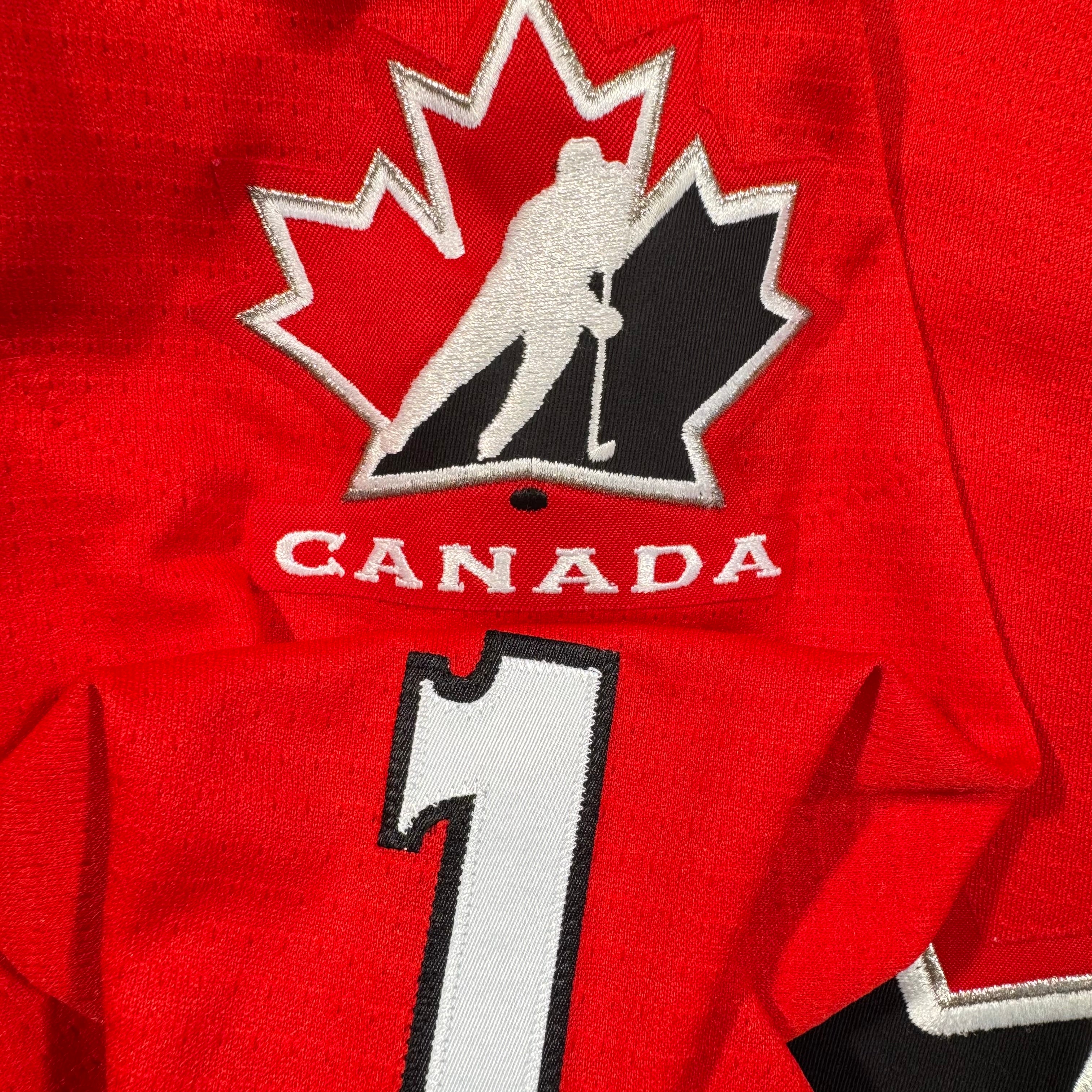 Roberto Luongo 1999 Team Canada Juniors Vintage Nike Olympic Jersey - Small
