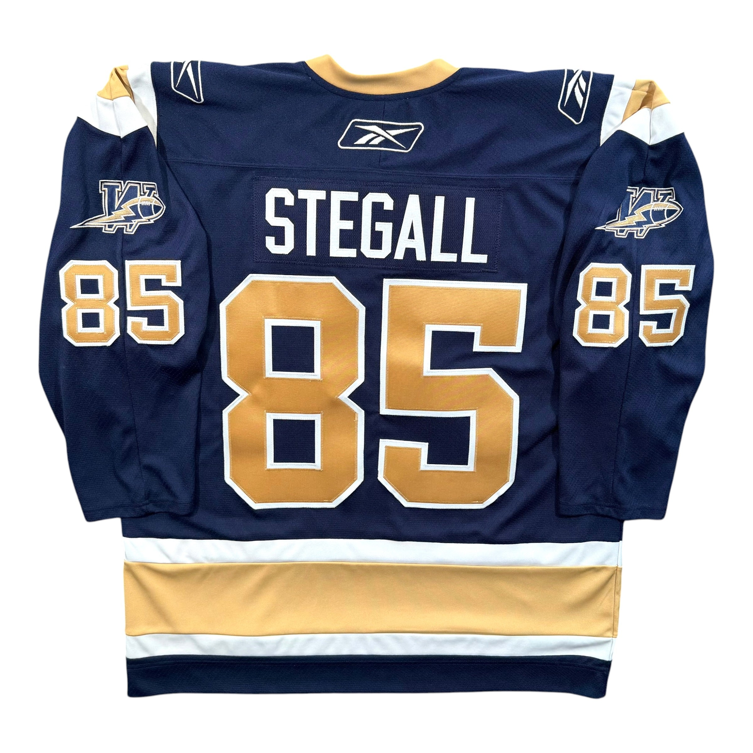 Milt Stegall Winnipeg Blue Bombers Vintage Hockey Reebok CFL Jersey - Large