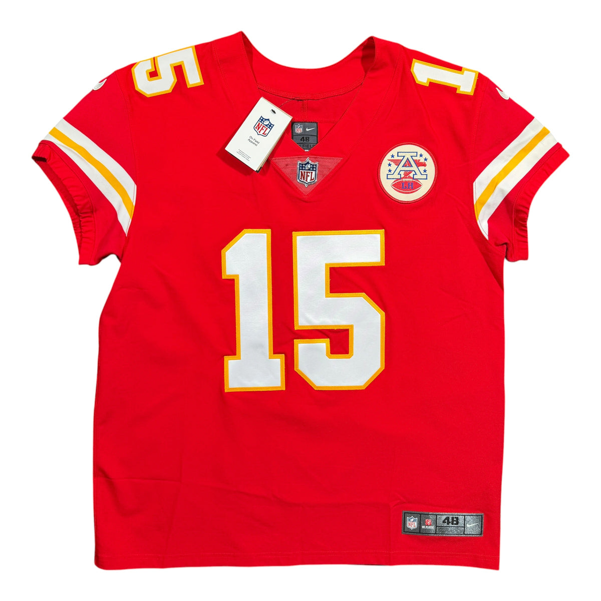 Patrick Mahomes Kansas City Chiefs Vapor Elite Nike Authentic NFL Jersey - 48/XL