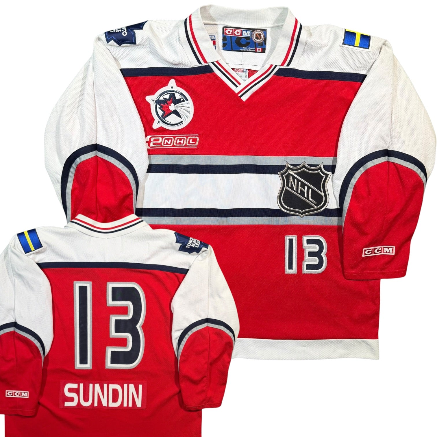 Mats Sundin 2000 All Star Vintage CCM NHL Jersey - XL