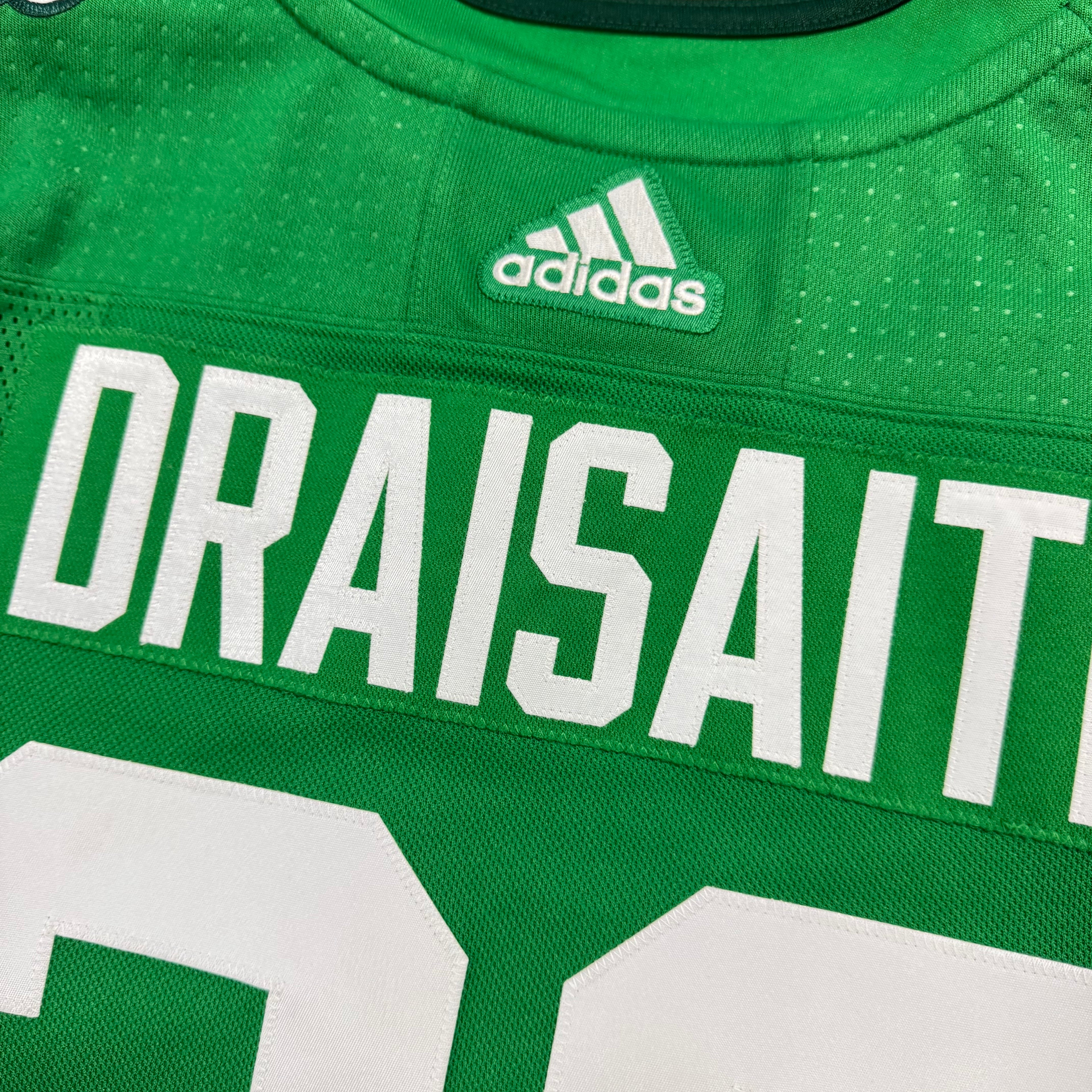 Leon Draisaitl Edmonton Oilers St. Patrick’s Day Adidas NHL Jersey Size 42 XXS