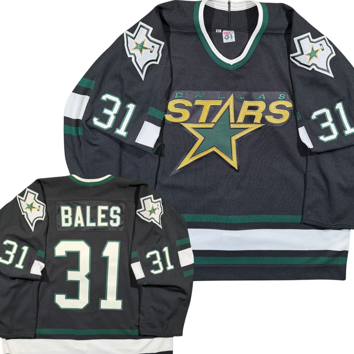 Mike Bales Dallas Stars 1998/99 Game Issued CCM NHL Jersey - 58G