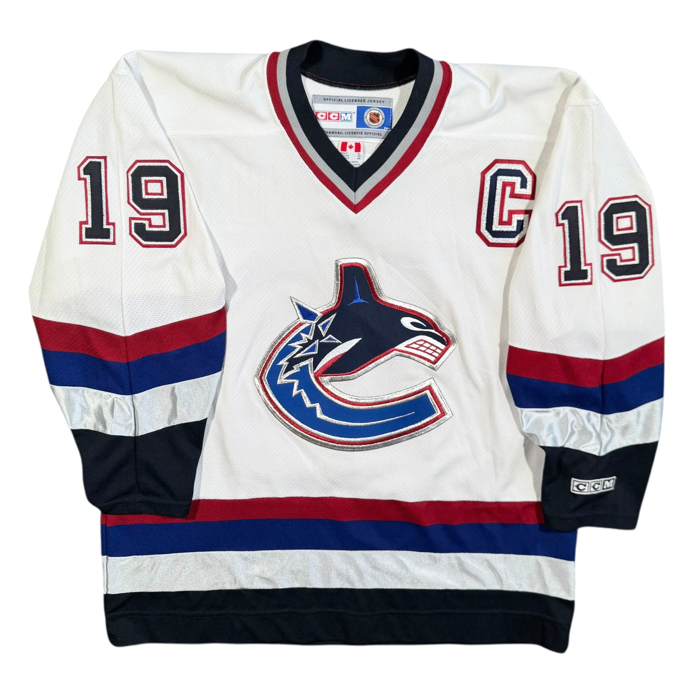 Markus Naslund Vancouver Canucks Vintage CCM NHL Hockey Jersey Size XL