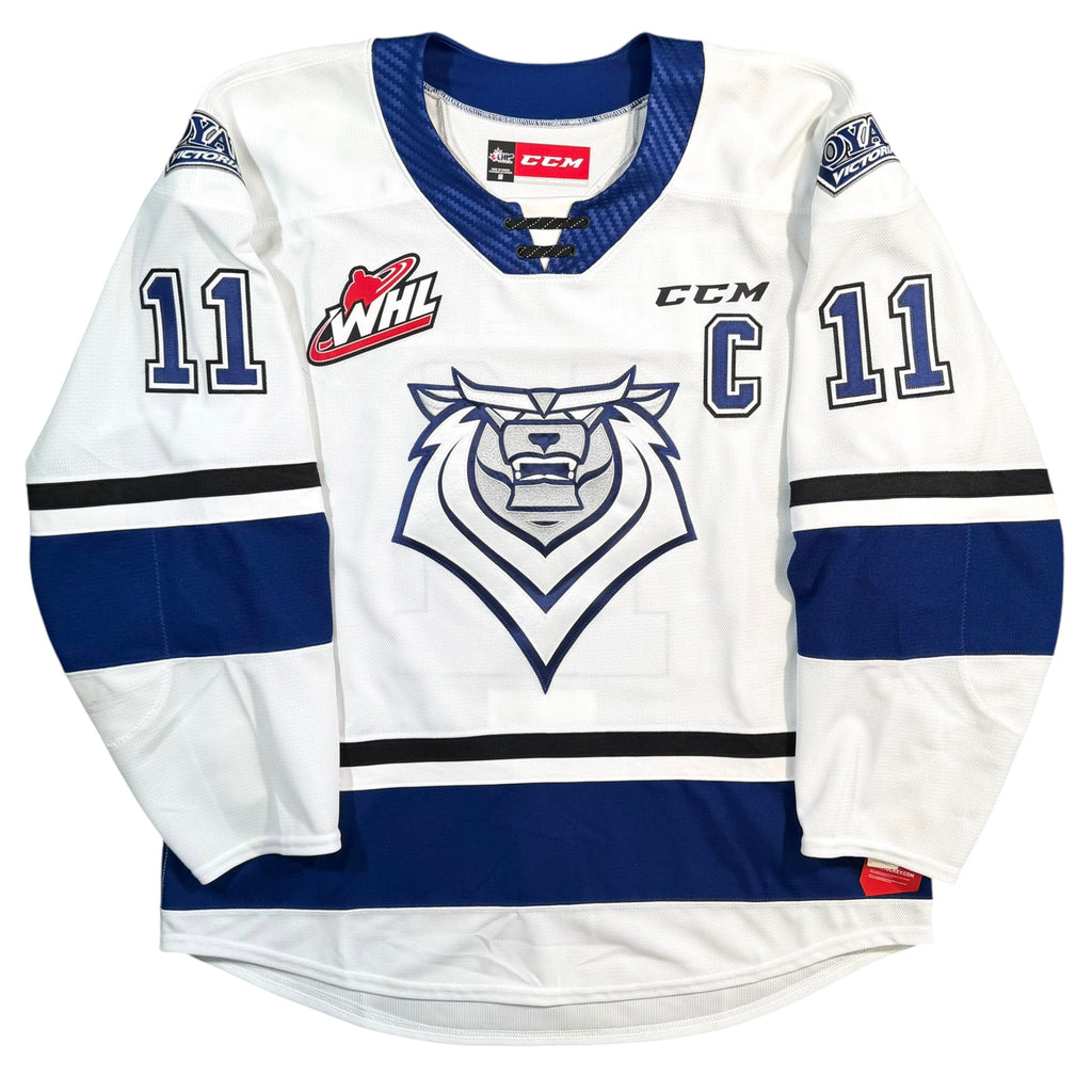 Matthews Phillips Victoria Royals Game Issued WHL MIC Jersey - 56