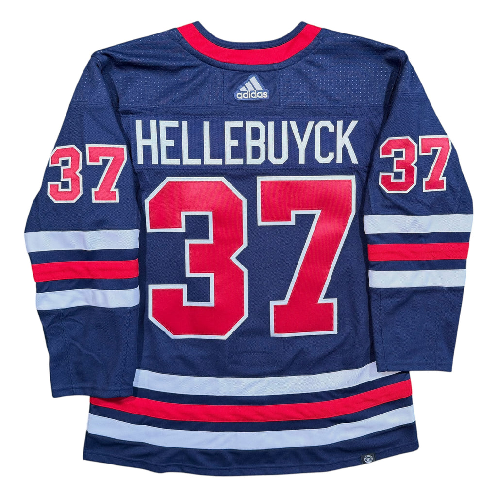 Connor Hellebuyck Winnipeg Jets Adidas Alternate NHL Jersey - 50/Medium
