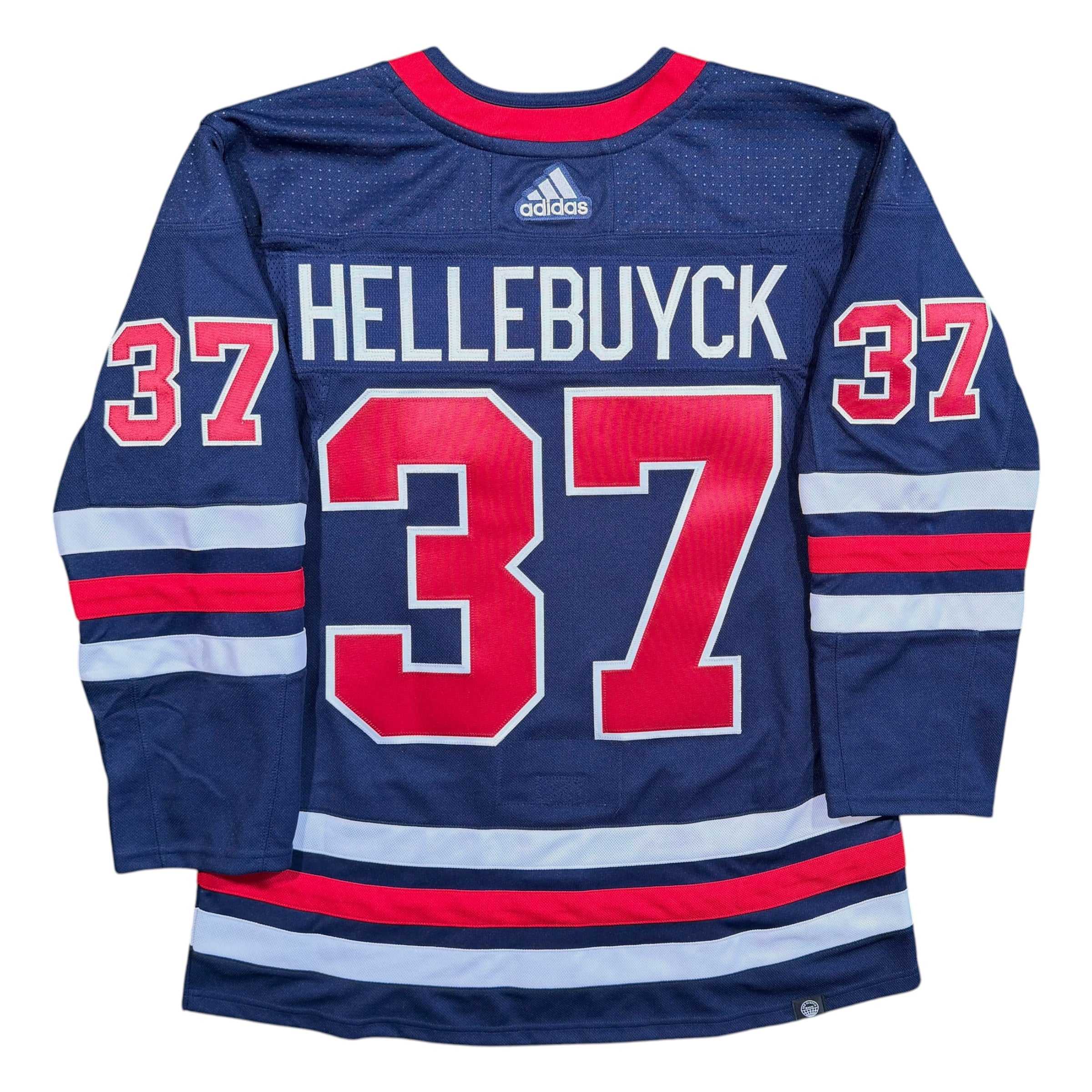 Connor Hellebuyck Winnipeg Jets Adidas Alternate NHL Jersey - 50/Medium
