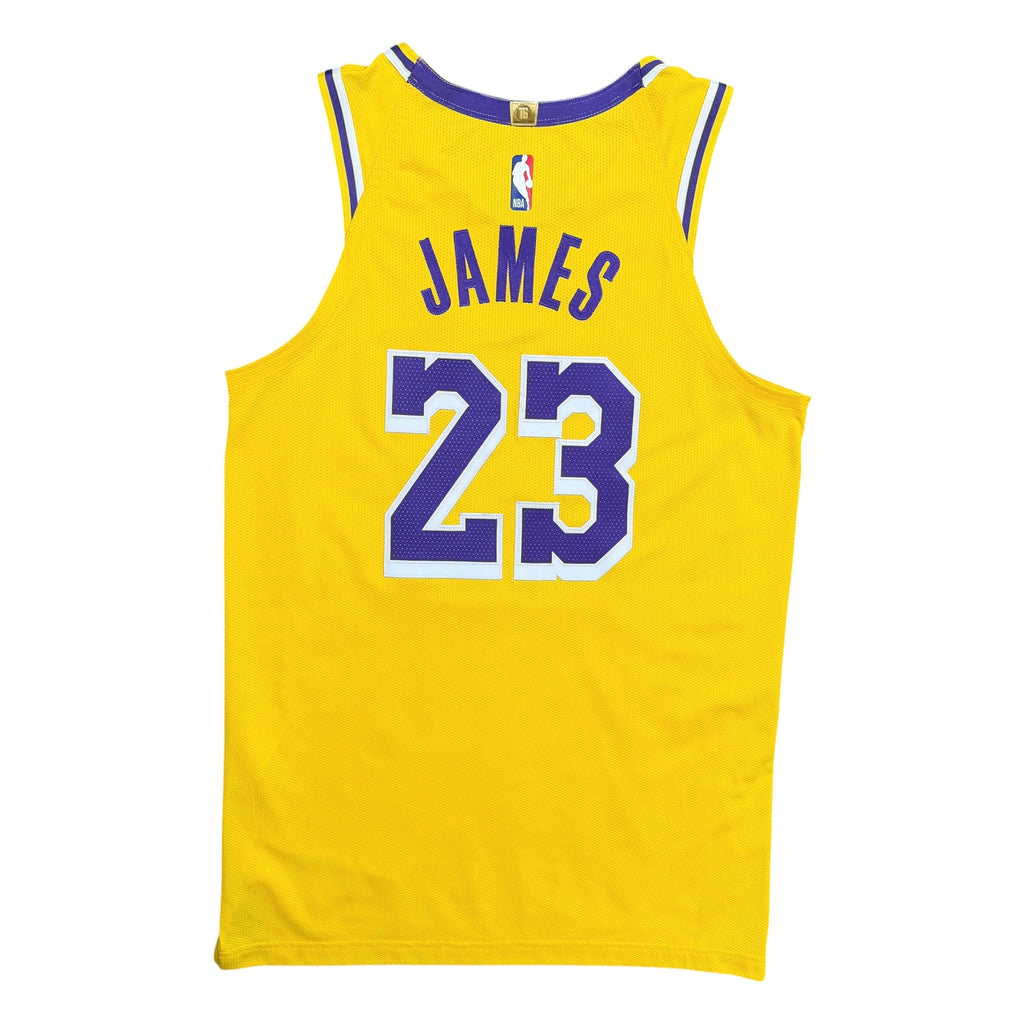 LeBron James Los Angeles Lakers Nike Authentic NBA Jersey - 44/Medium