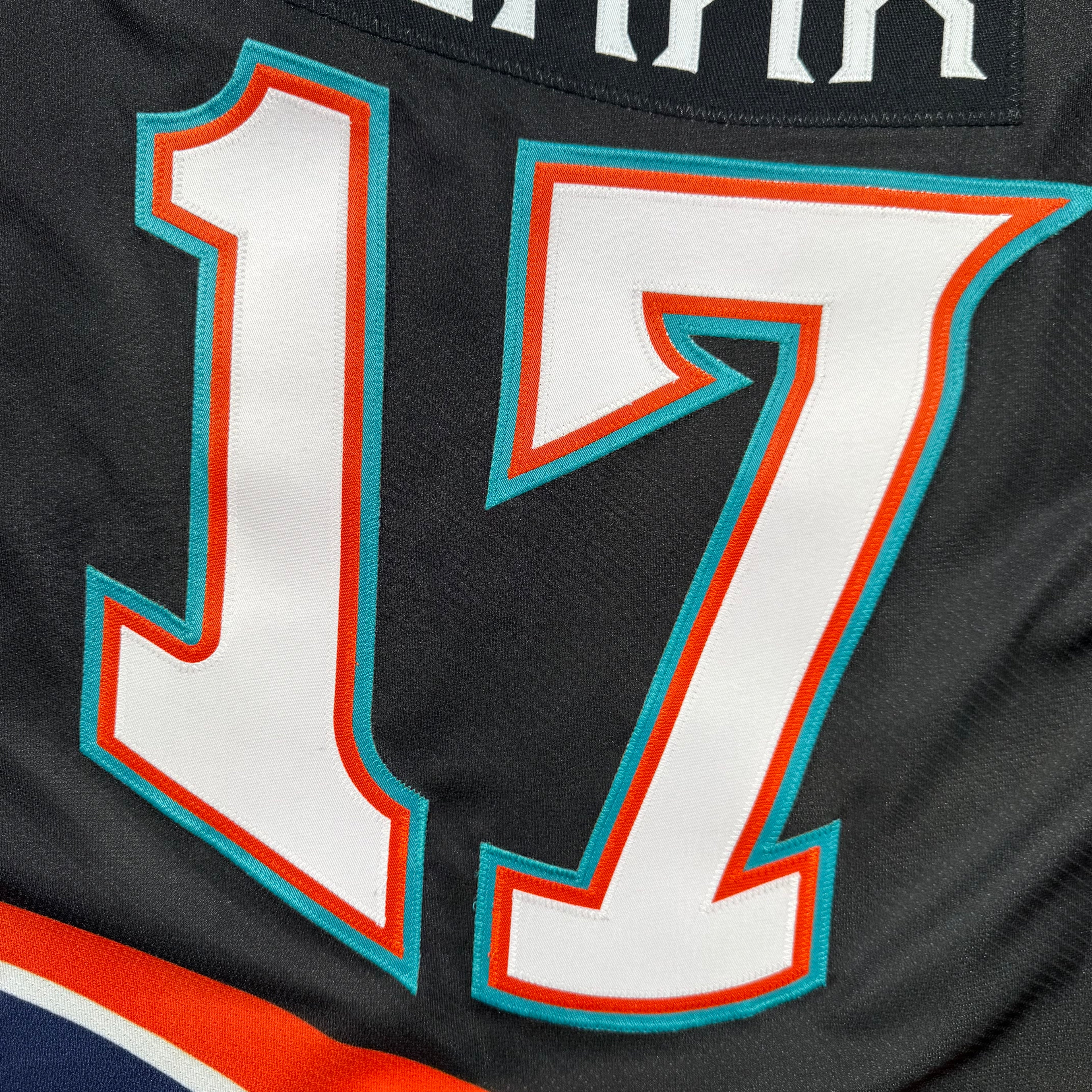 Wendel Clark New York Islanders Fisherman Vintage Starter Fashion NHL Jersey Size Large