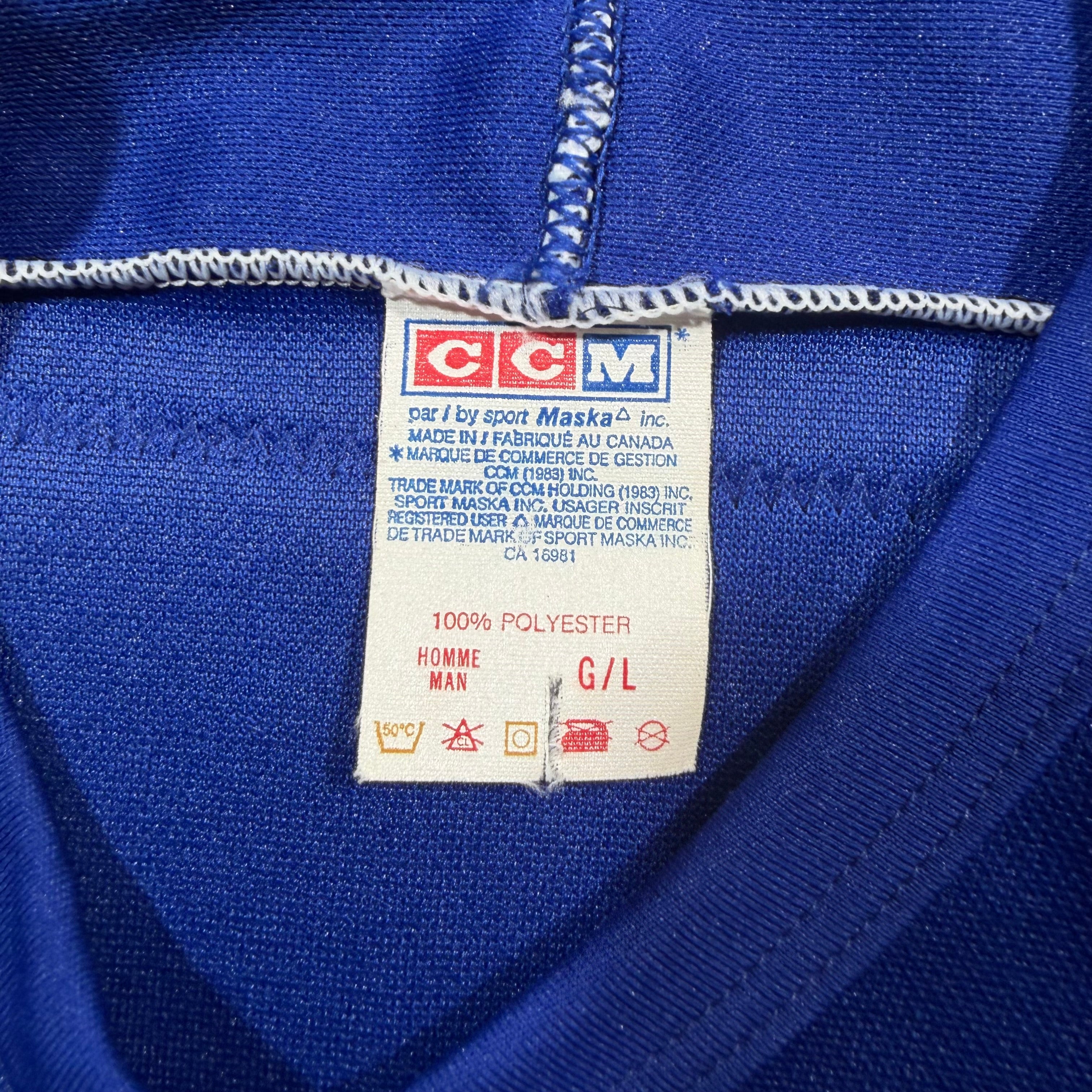 Doug Gilmour Toronto Maple Leafs Vintage CCM NHL Jersey - Large