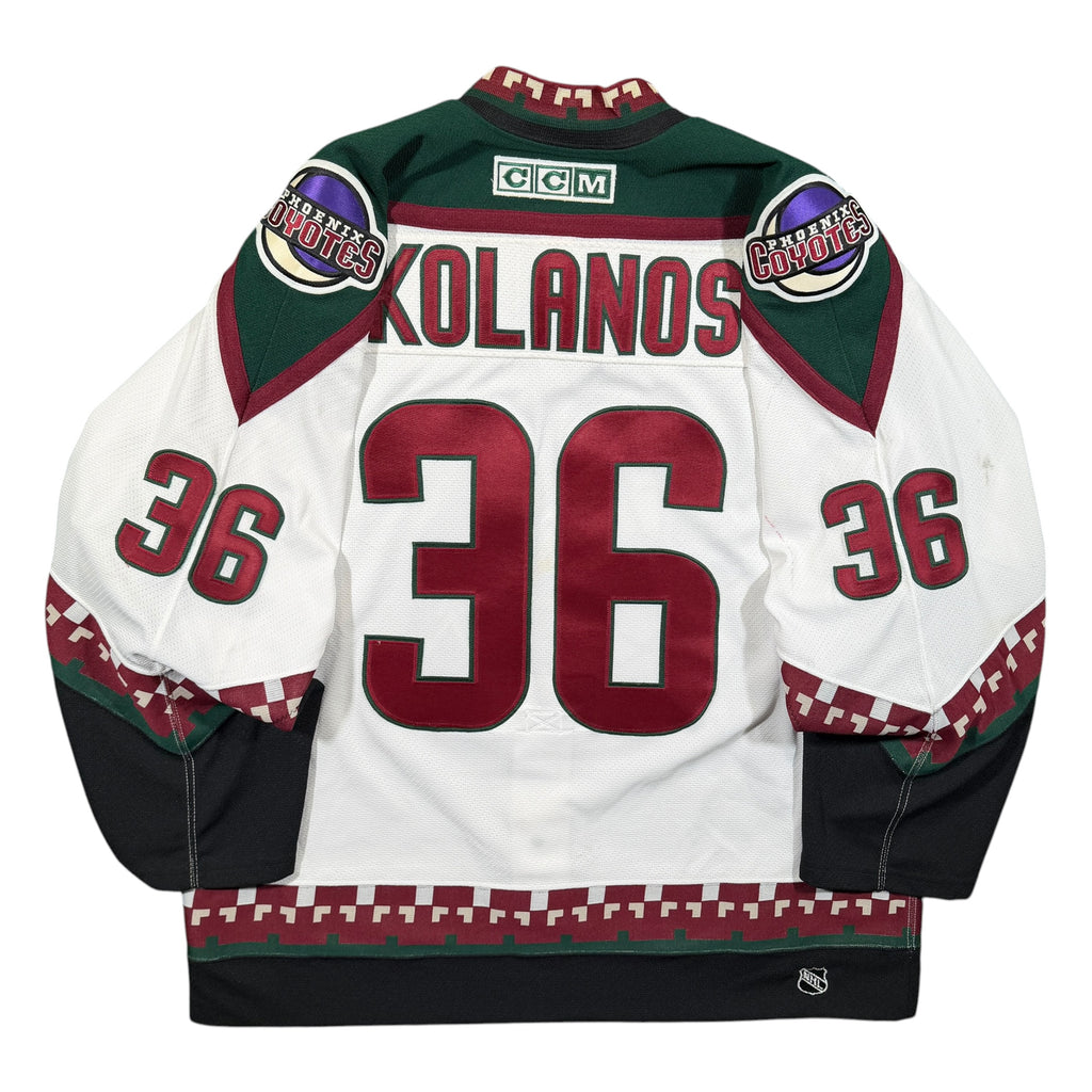 Krys Kolanos Phoenix Coyotes 2002/03 Game Issued CCM NHL Jersey COA