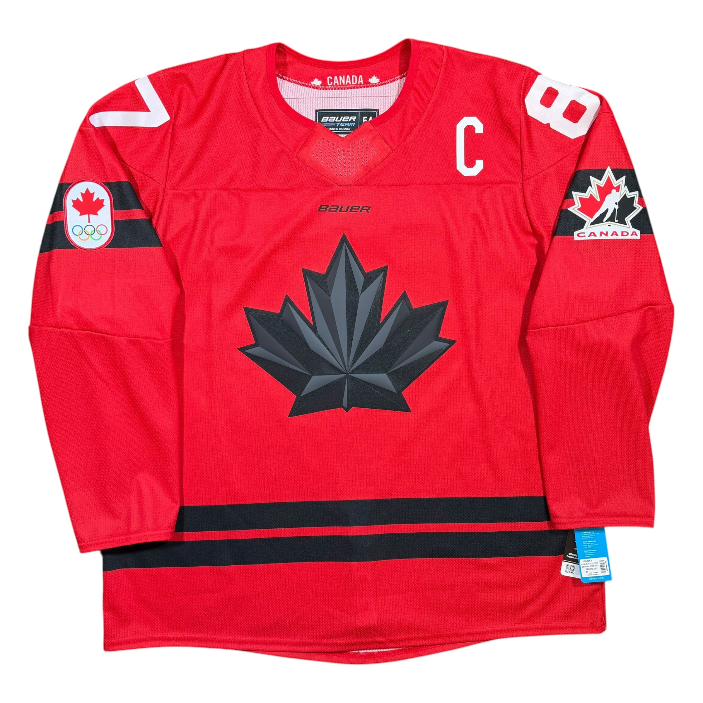 Sidney Crosby 2026 Team Canada Authentic Bauer Olympic Jersey - 54/XL