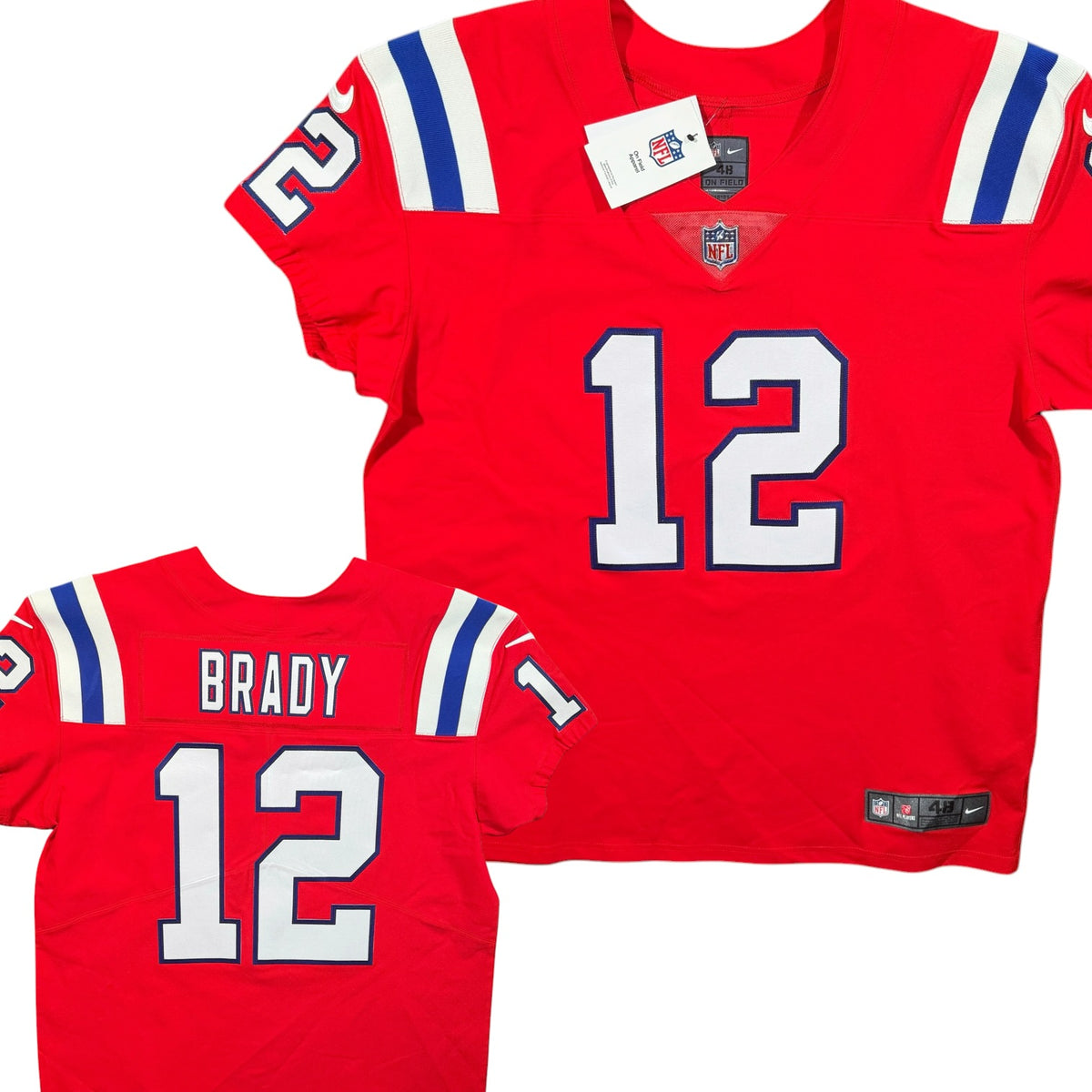 Tom Brady New England Patriots Throwback Nike Vapor Elite NFL Jersey - 48/XL