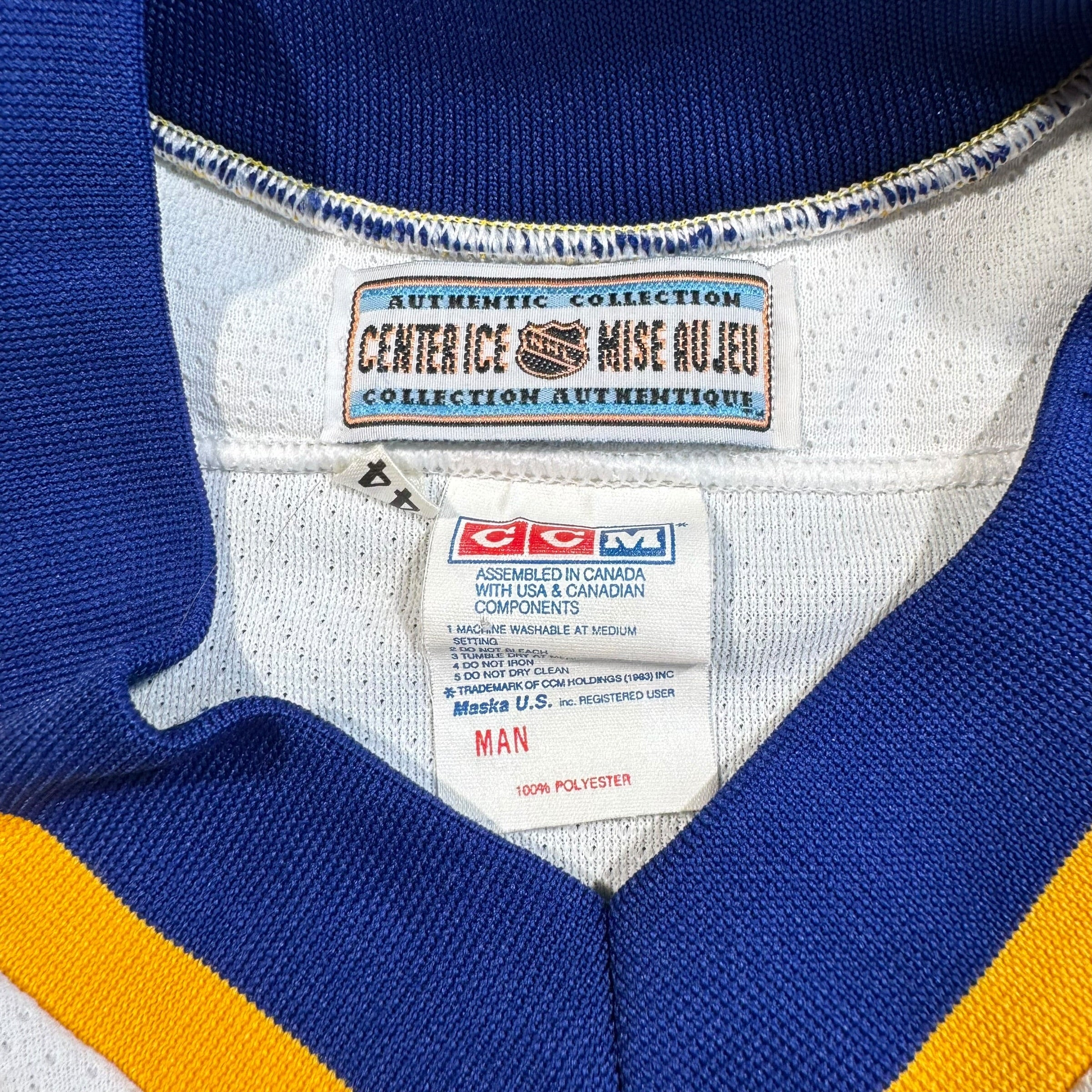 St. Louis Blues Vintage CCM Authentic MIC NHL Jersey Size 44