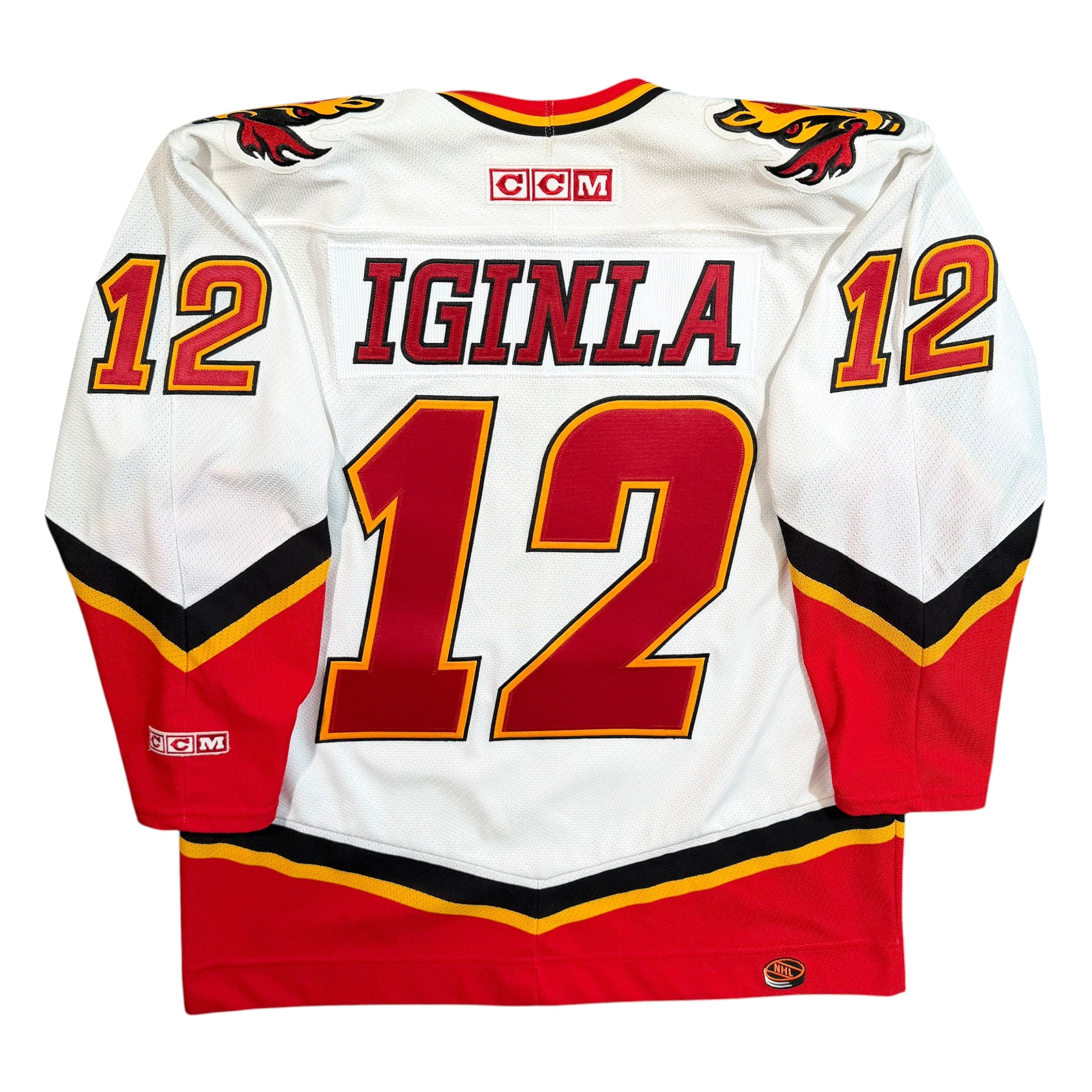 Jarome Iginla Calgary Flames Vintage CCM NHL Jersey - Large