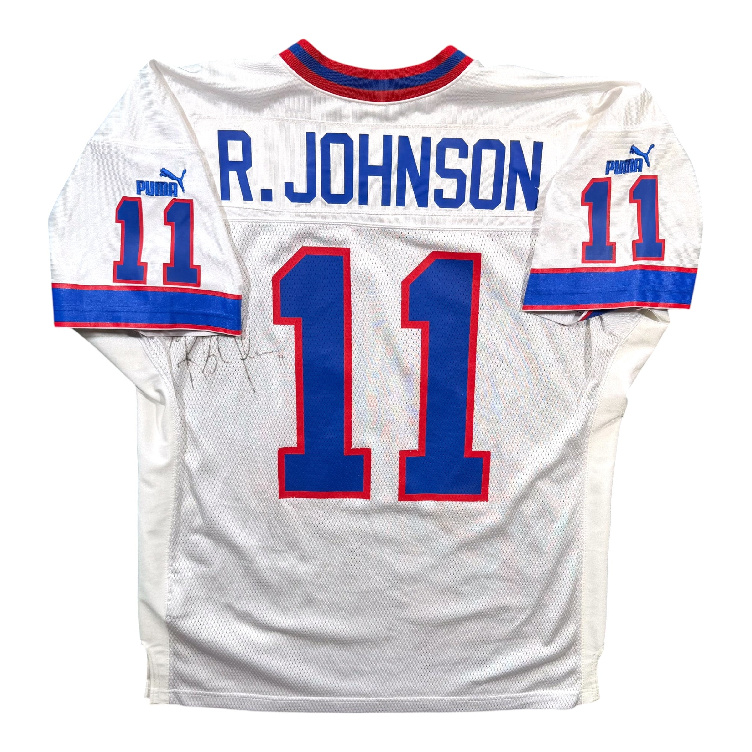 Rob Johnson Buffalo Bills Vintage Puma Authentic Signed NFL Jersey - 50/XL