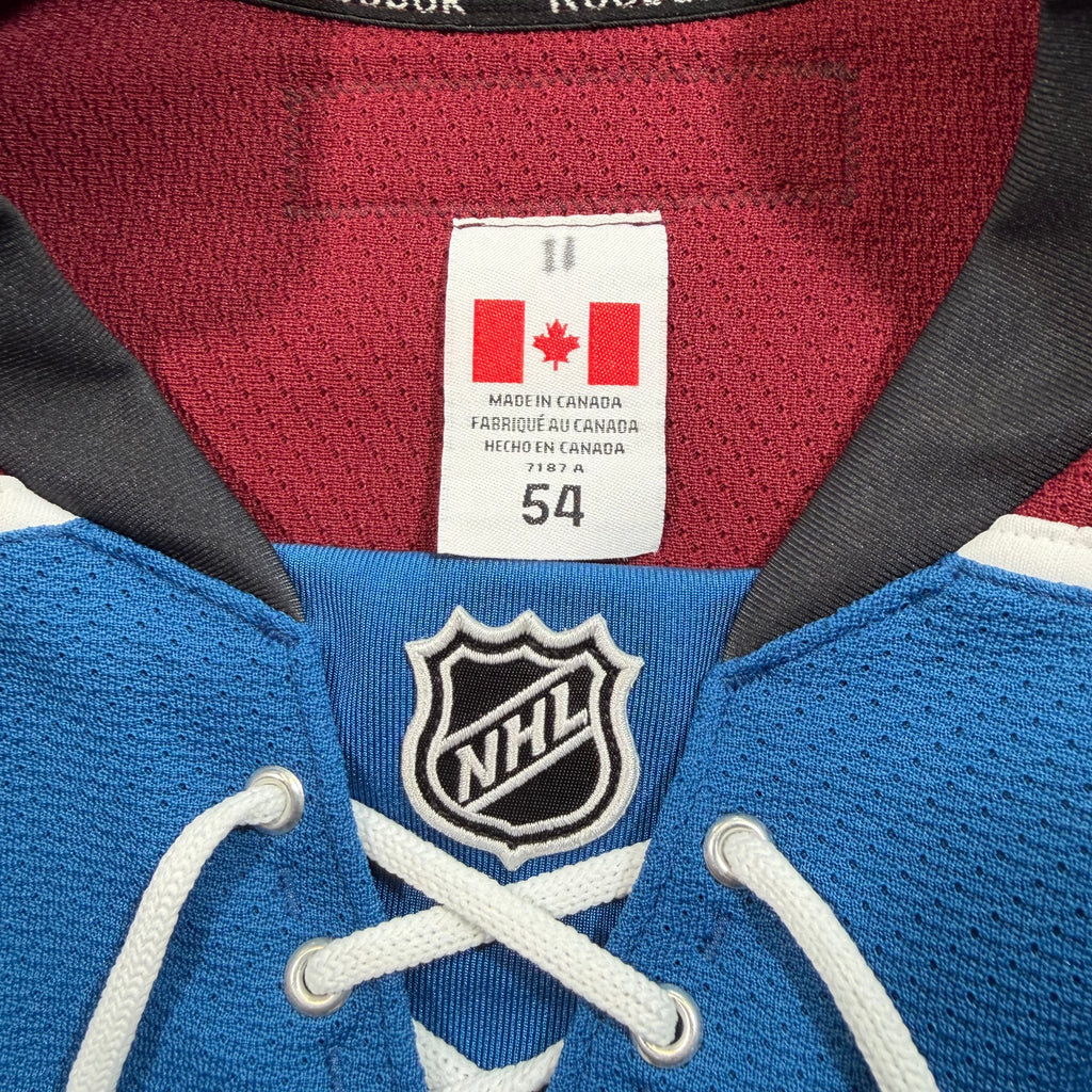 Kevin Porter Colorado Avalanche Alternate 2011/12 Game Worn Reebok NHL Jersey COA