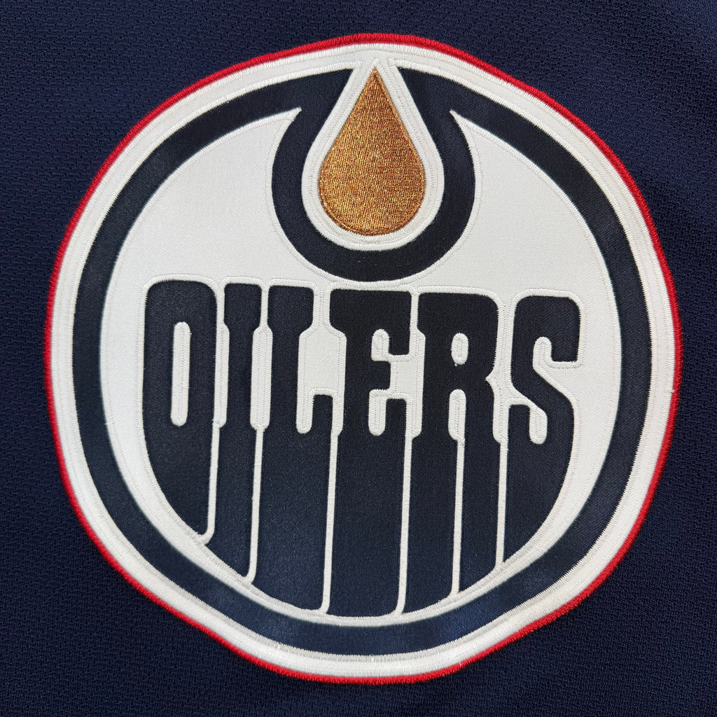 Jason Smith Edmonton Oilers Vintage Reebok Authentic Signed MIC NHL Jersey - 52/XL