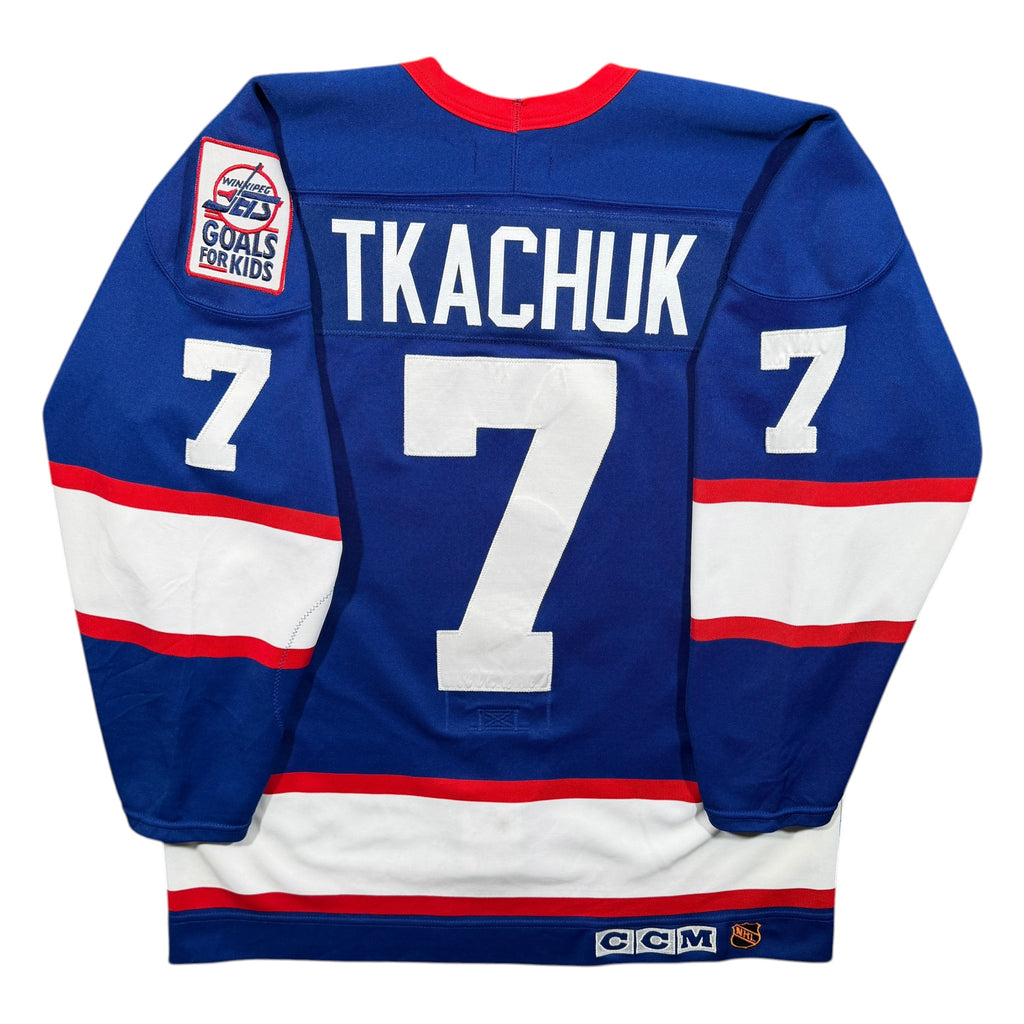 Keith Tkachuk Winnipeg Jets 1992/93 Authentic CCM NHL Jersey - 48/Large