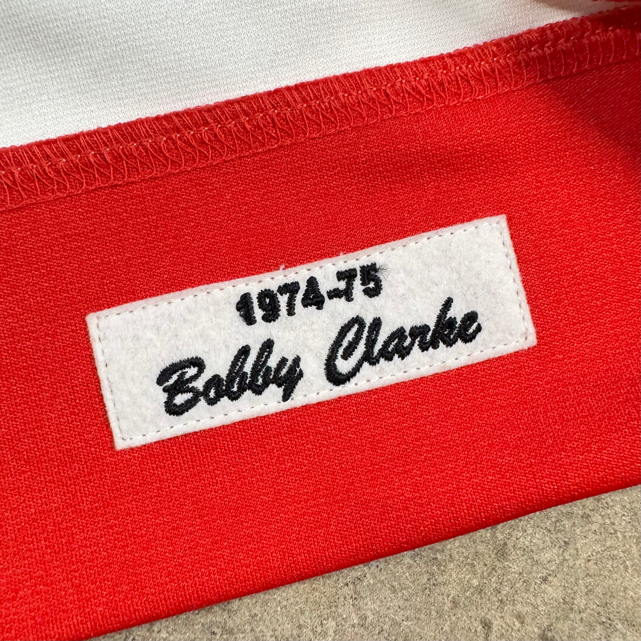 Bobby Clarke Philadelphia Flyers Vintage Mitchell & Ness NHL Jersey Size 40 Medium