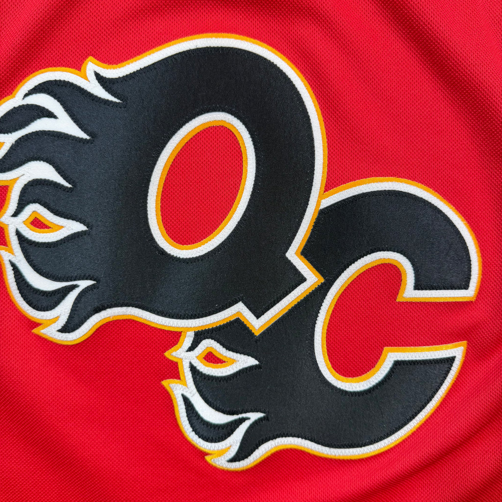 Brett Sutter Quad City Flames Vintage Reebok AHL Jersey - Large