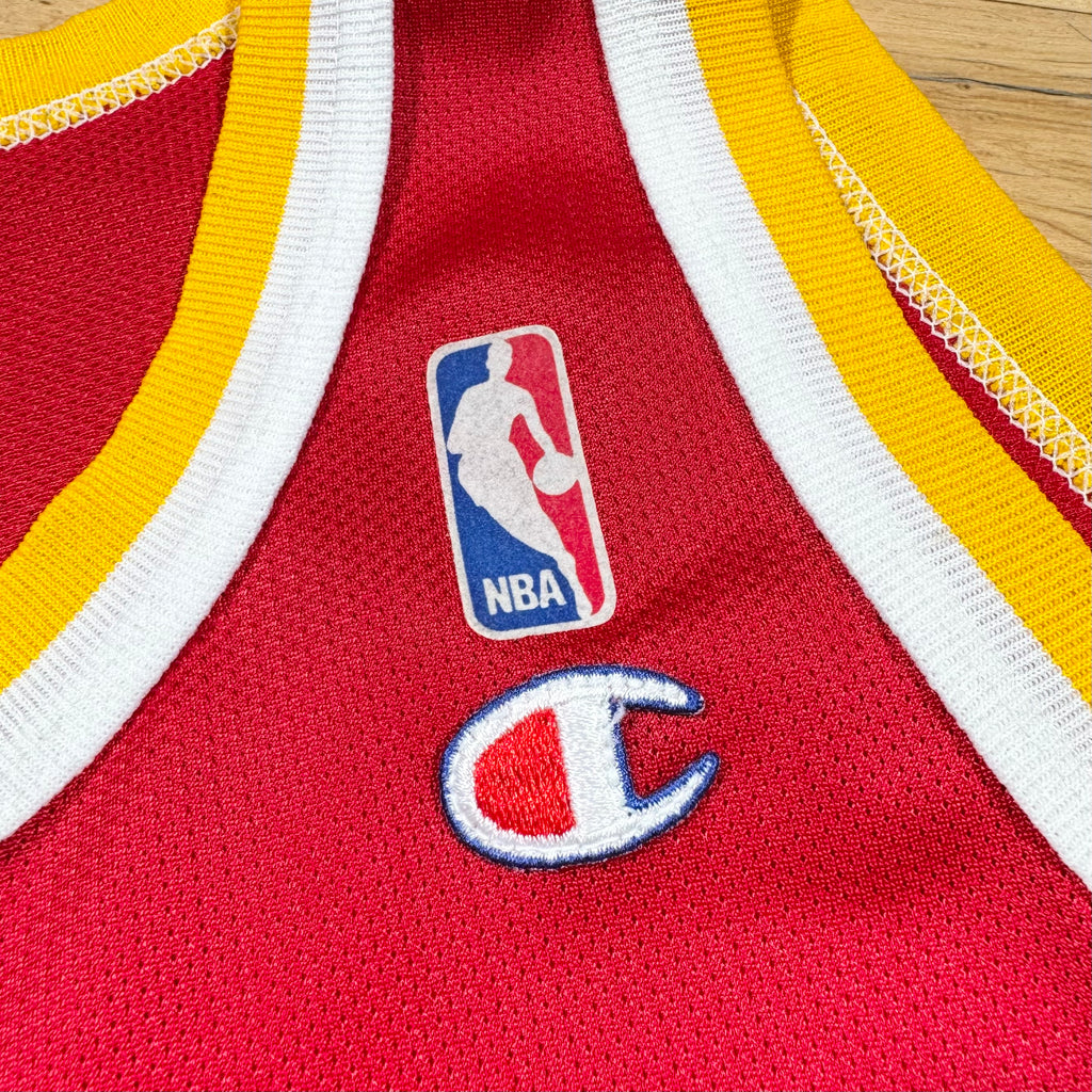 Hakeem Olajuwon Houston Rockets Vintage Champion NBA Jersey Size 48 XL