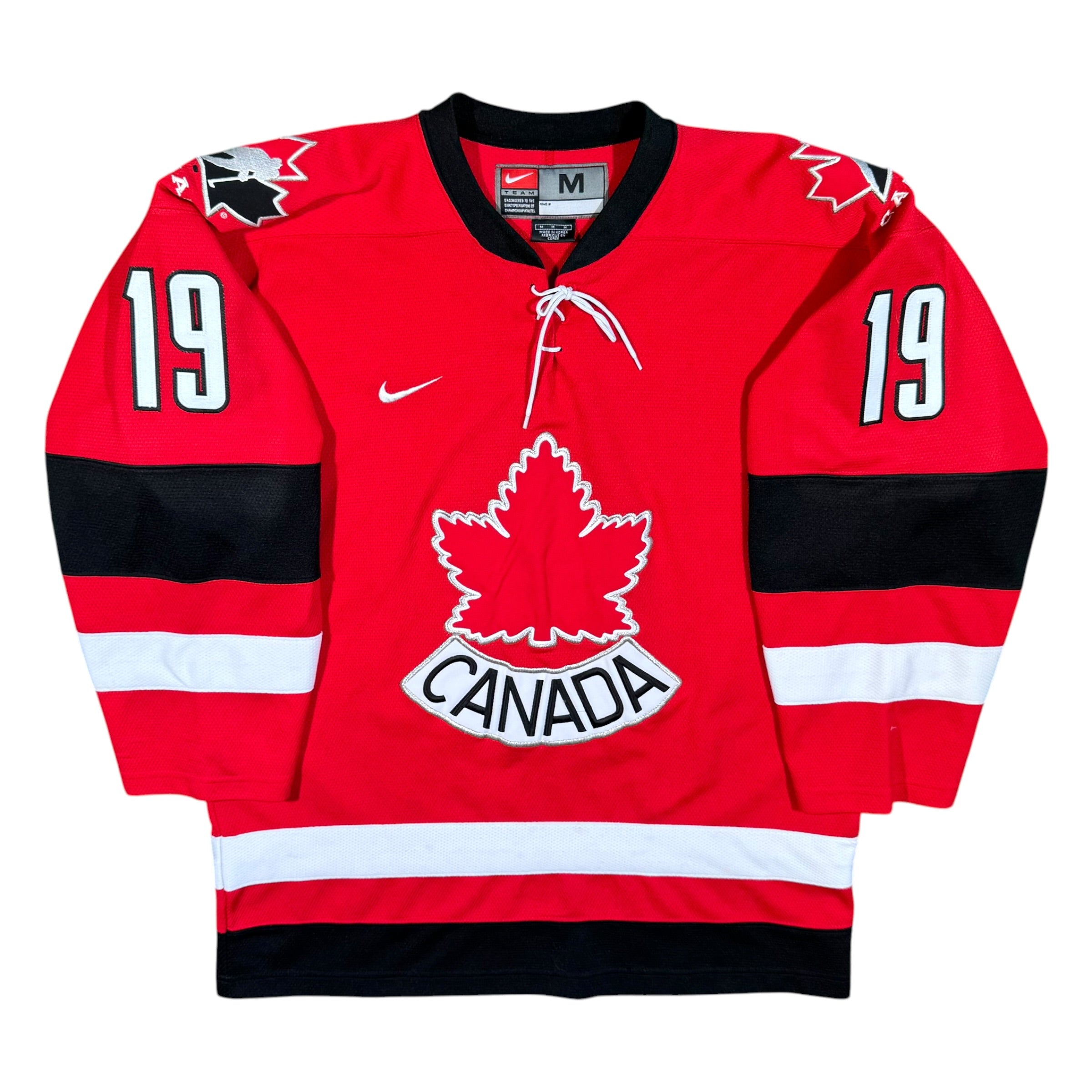 Steve Yzerman Team Canada 2002 Vintage Nike Olympics Jersey Size Medium