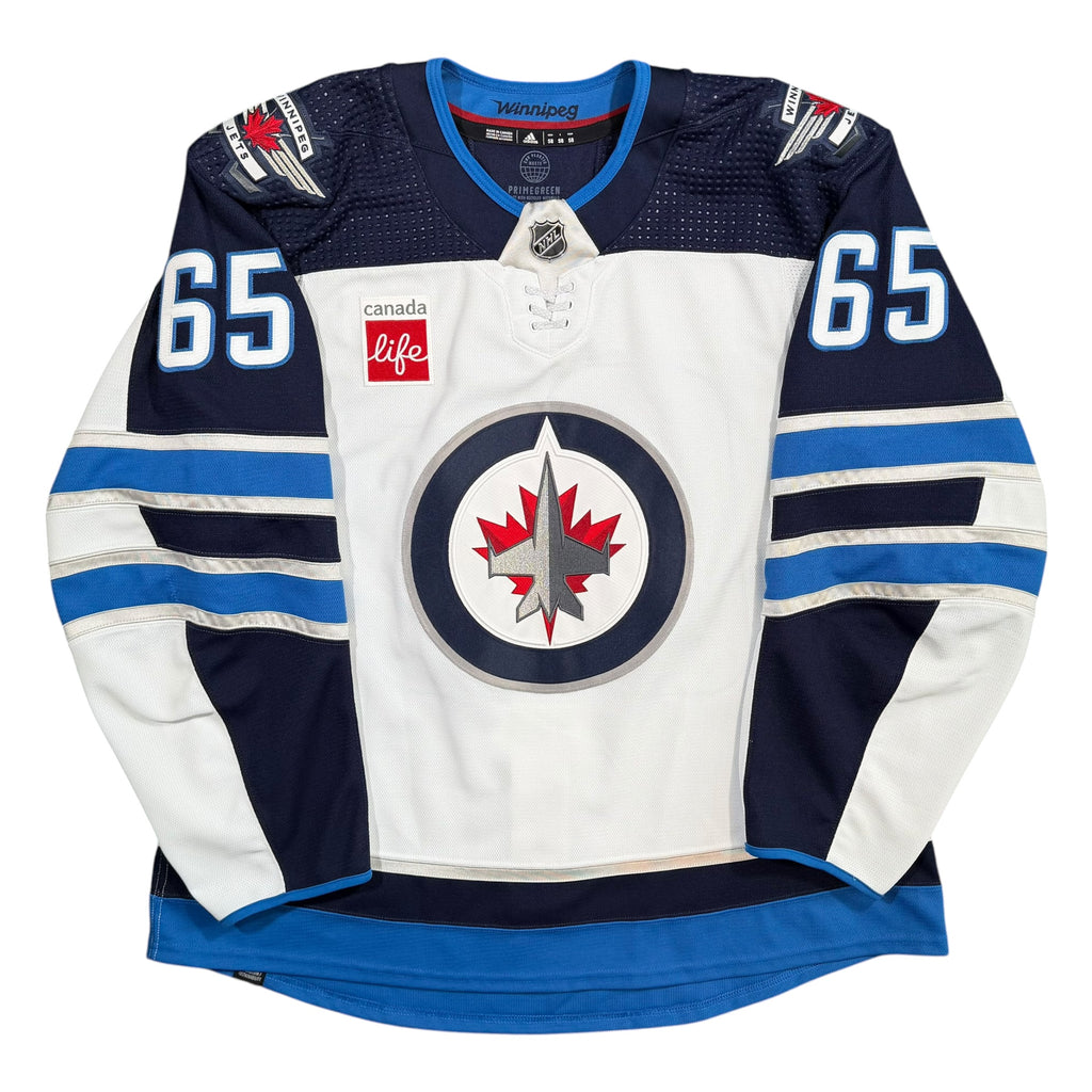Johnathan Kovacevic Winnipeg Jets Game Issued MIC Authentic NHL Adidas Jersey - 58/3XL