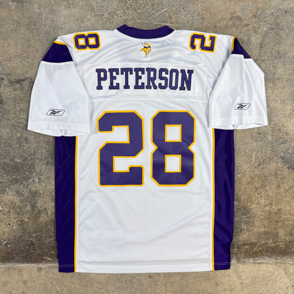 Adrian Peterson Minnesota Vikings Vintage Reebok Premier NFL Jersey Size Large