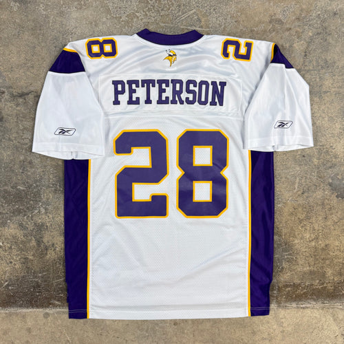 Adrian Peterson Minnesota Vikings Vintage Reebok Premier NFL Jersey Size Large