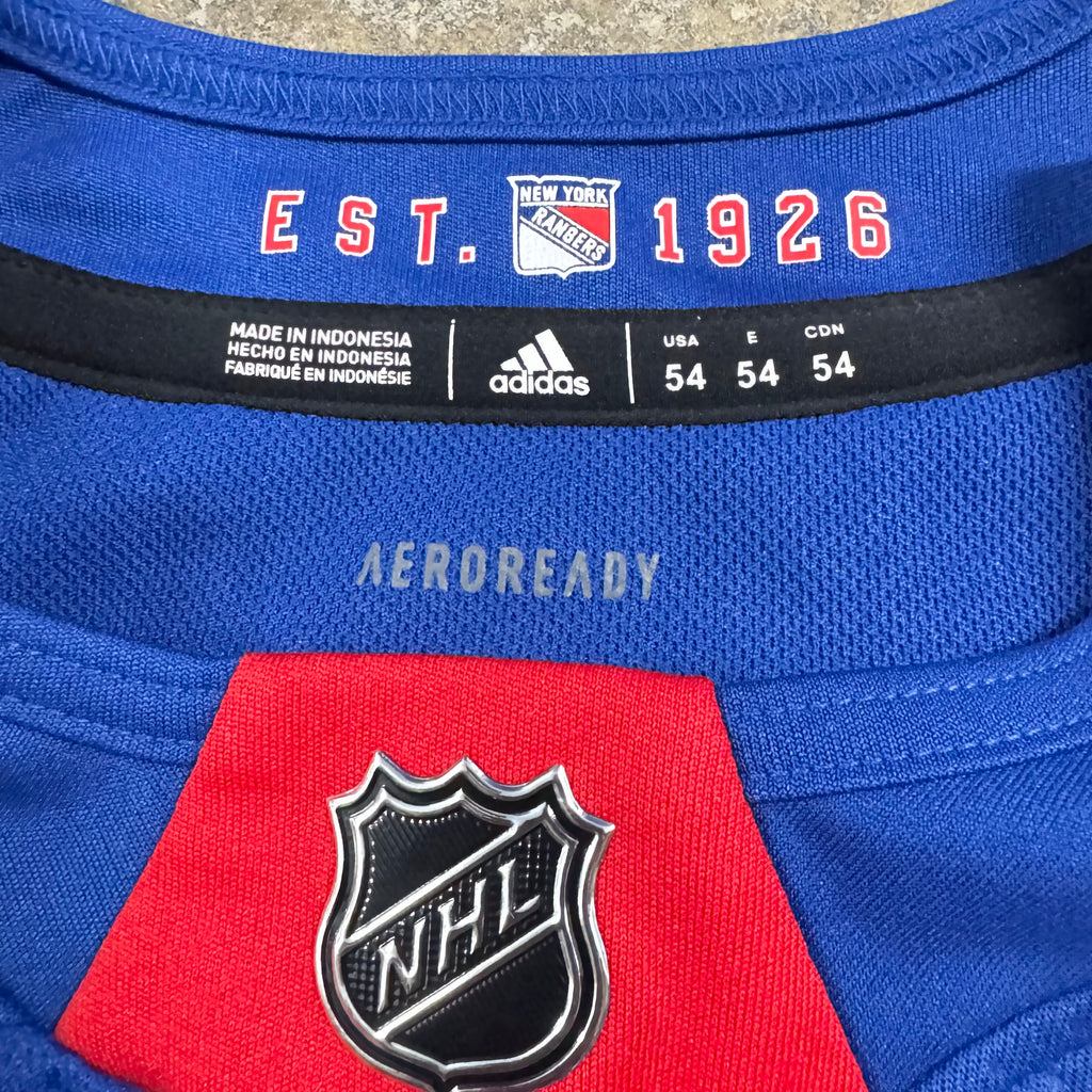 Artemi Panarin New Yor Rangers Adidas Autographed NHL Hockey Jersey Size 54 XL