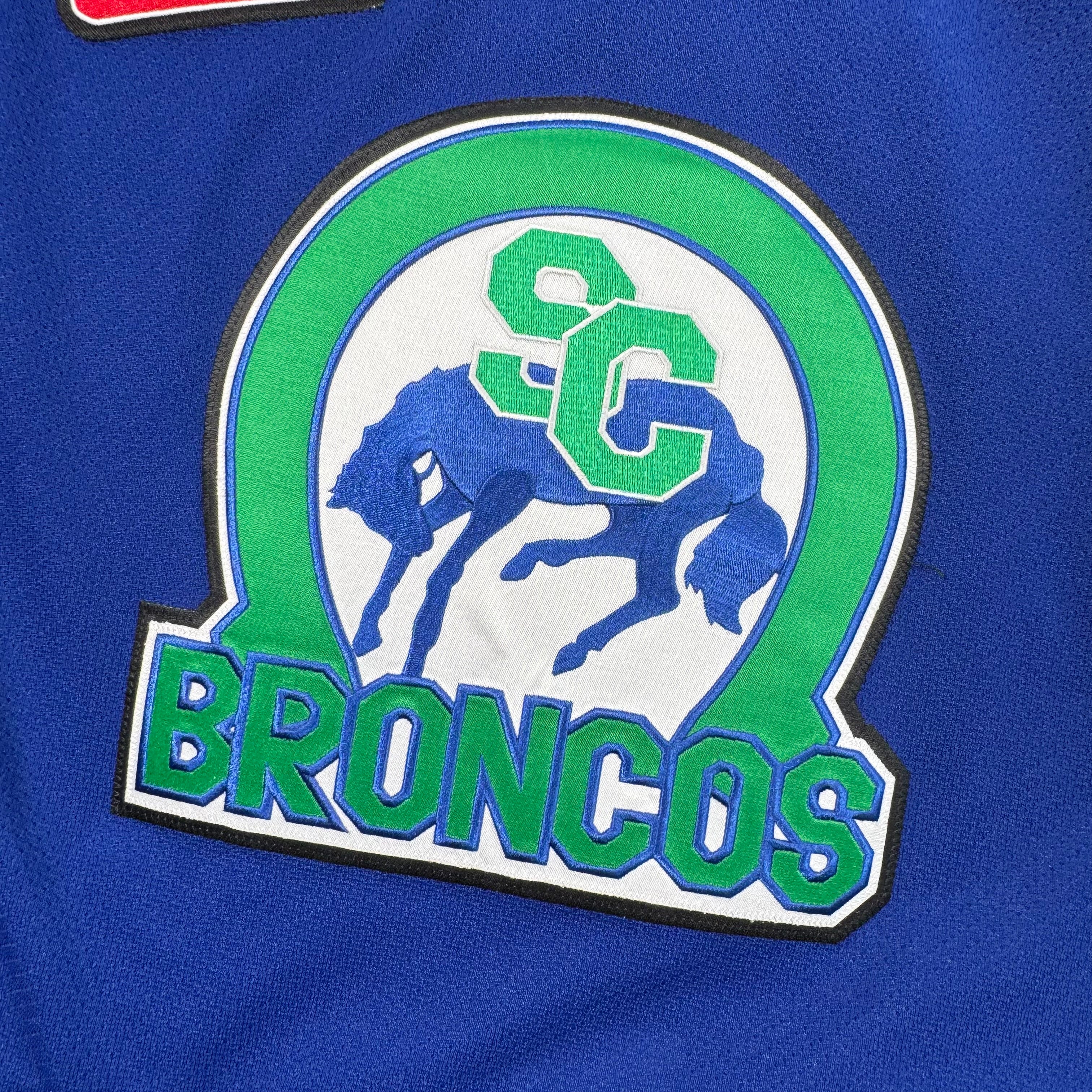 Swift Current Broncos Team Issued Goalie Reebok MIC WHL Jersey Size 58G