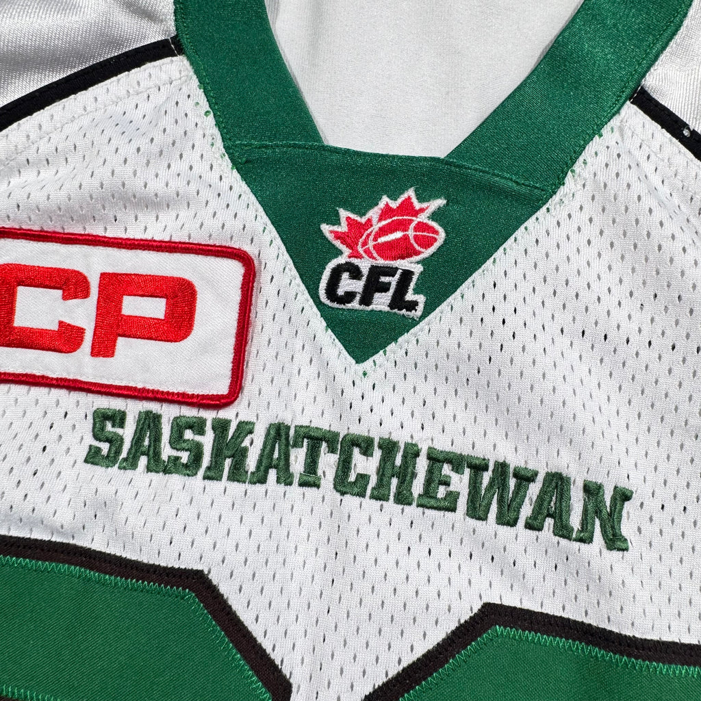 Corey Watman Saskatchewan Roughriders 2015 Game Worn CFL Reebok Jersey