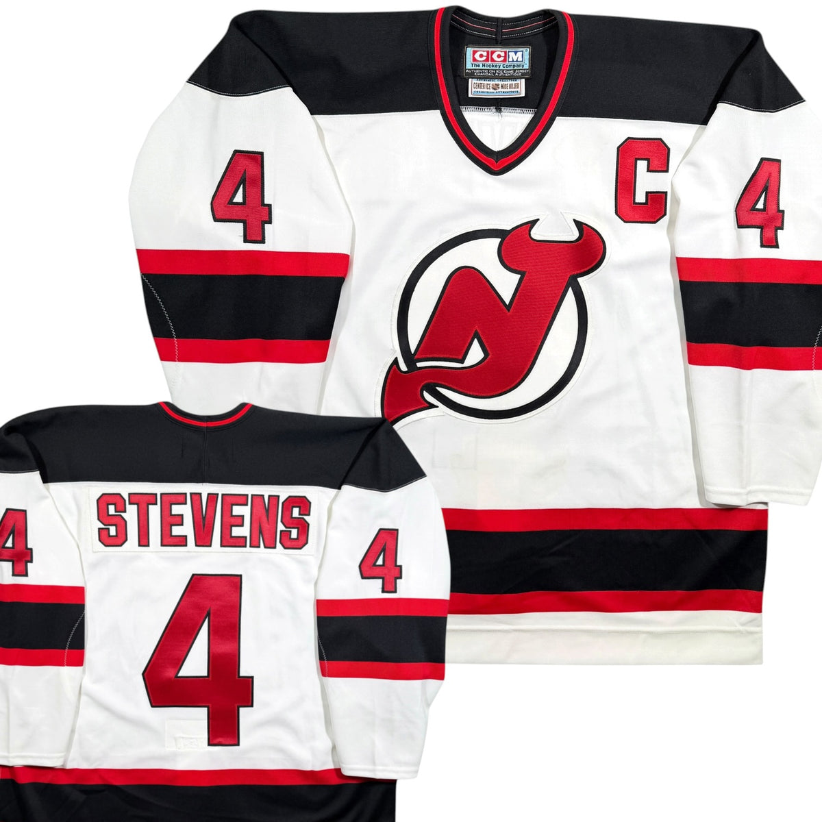 Scott Stevens New Jersey Devils Vintage Authentic CCM NHL Jersey 52/XL
