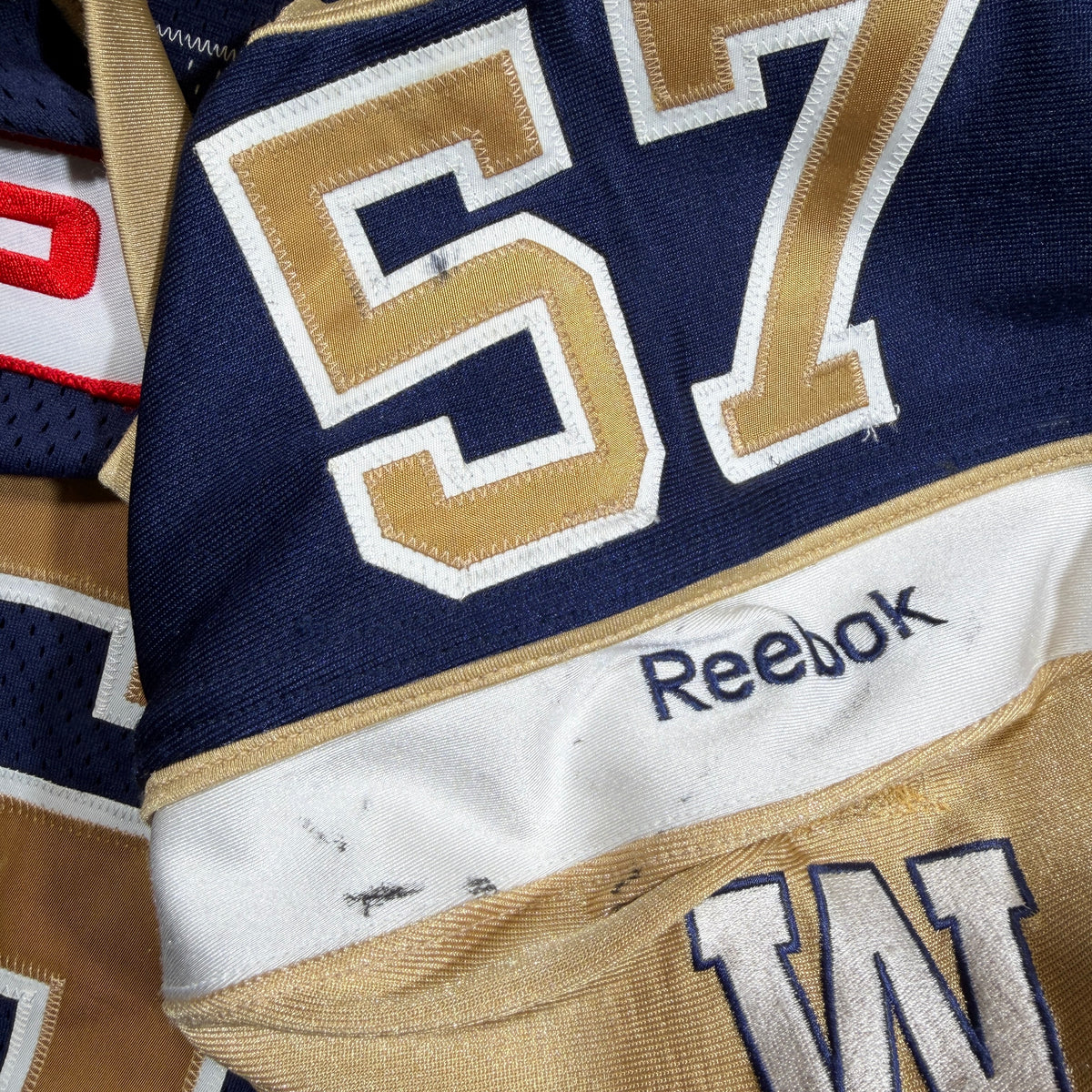 Devin Tyler Winnipeg Blue Bombers 2014 Game Worn CFL Jersey
