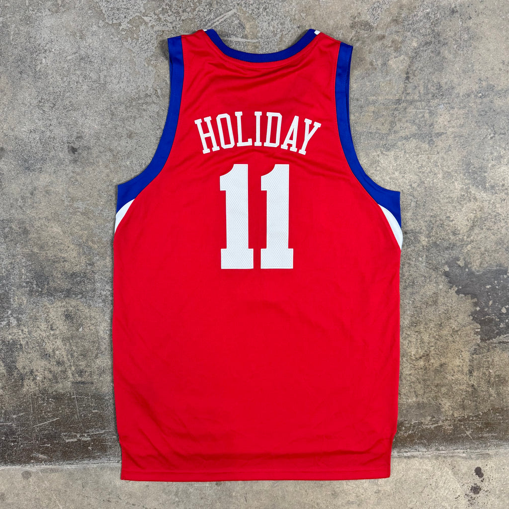 Jrue Holiday Philadelphia 76ers Adidas Swingman NBA Jersey Size Medium