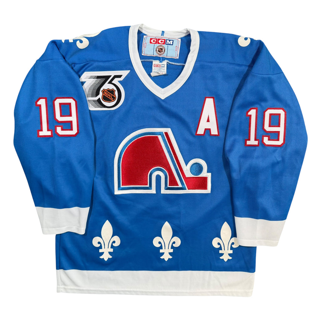 Joe Sakic Quebec Nordiques Vintage CCM NHL Jersey - Medium