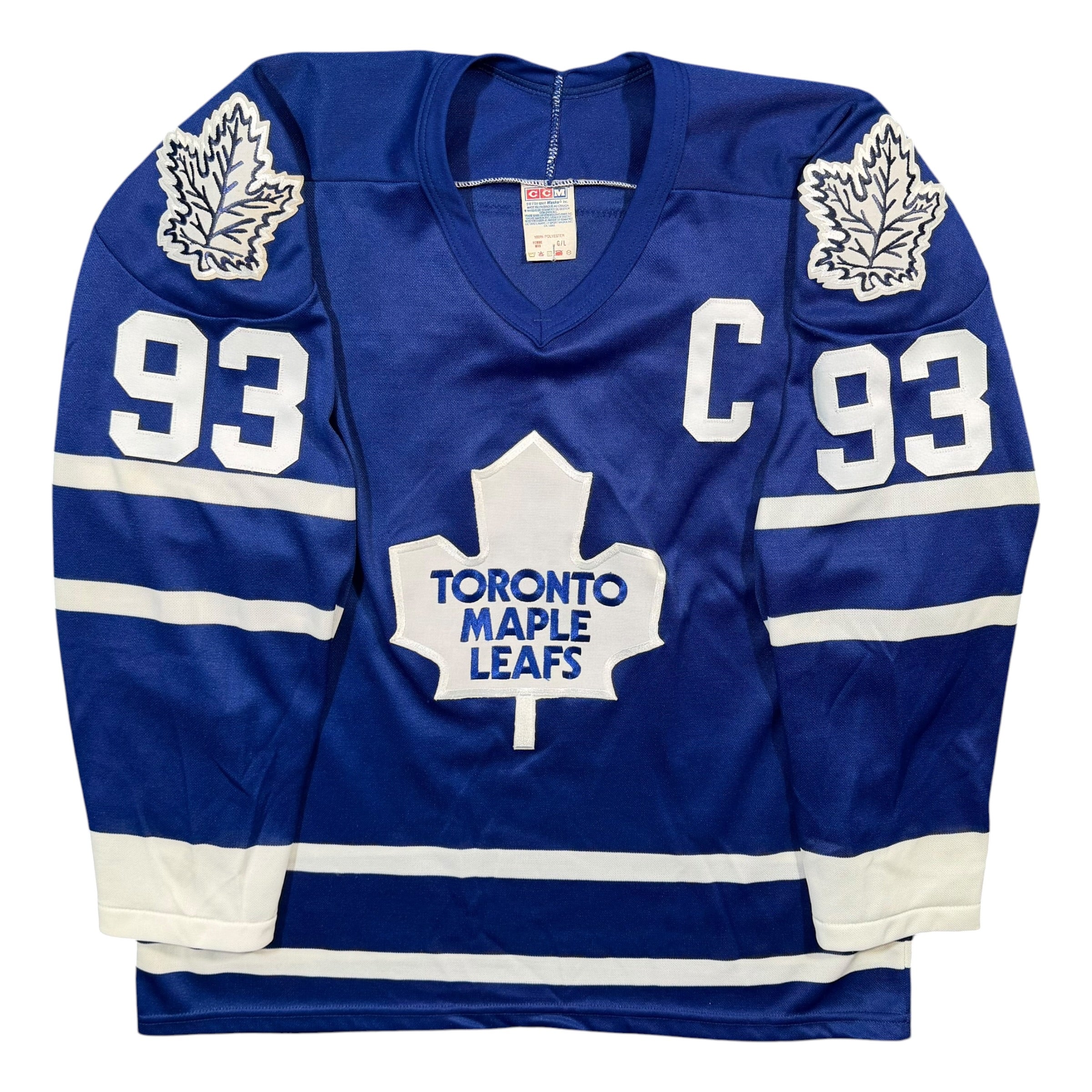 Doug Gilmour Toronto Maple Leafs Vintage CCM NHL Jersey - Large