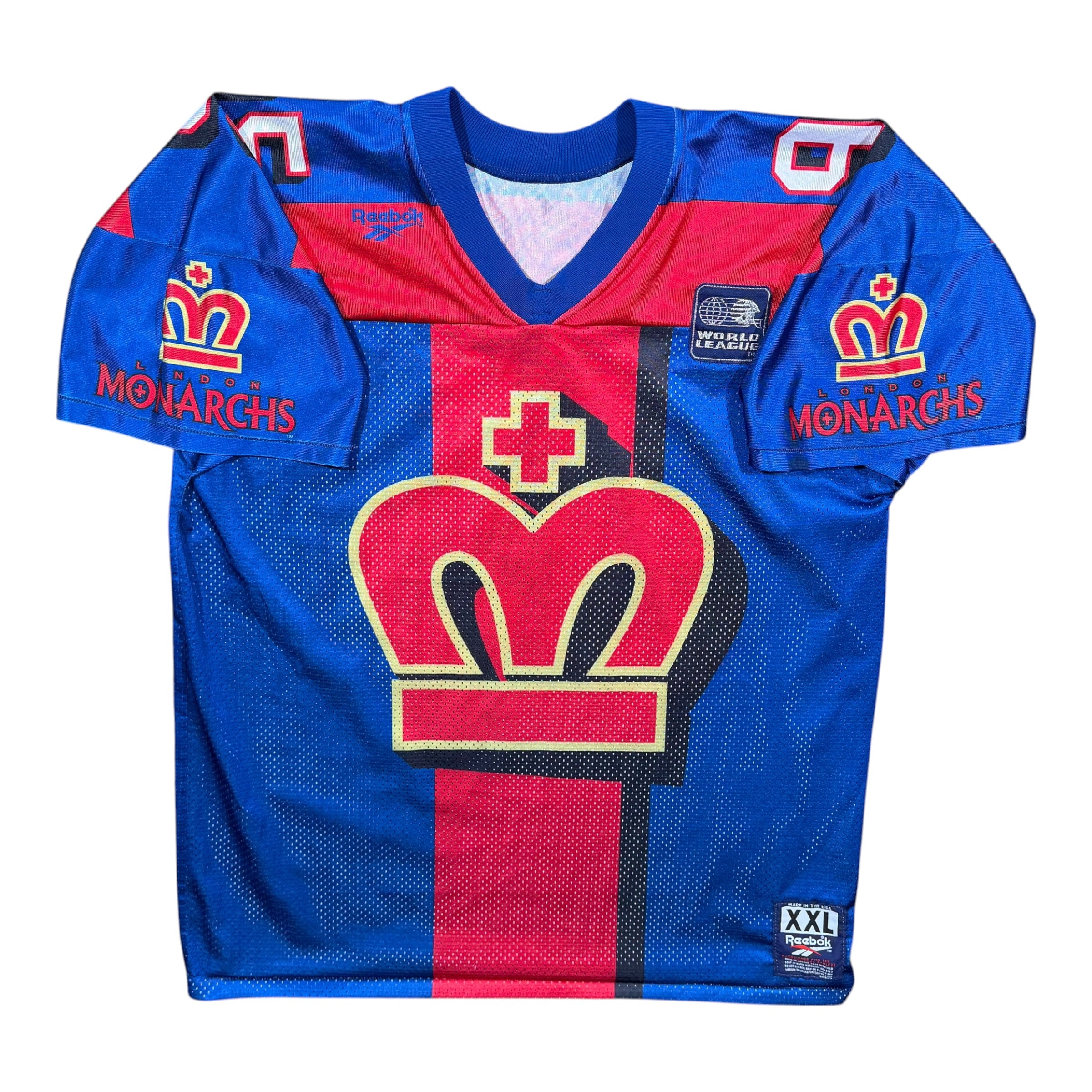 London Monarchs Vintage Reebok NFL World League Jersey - XXL