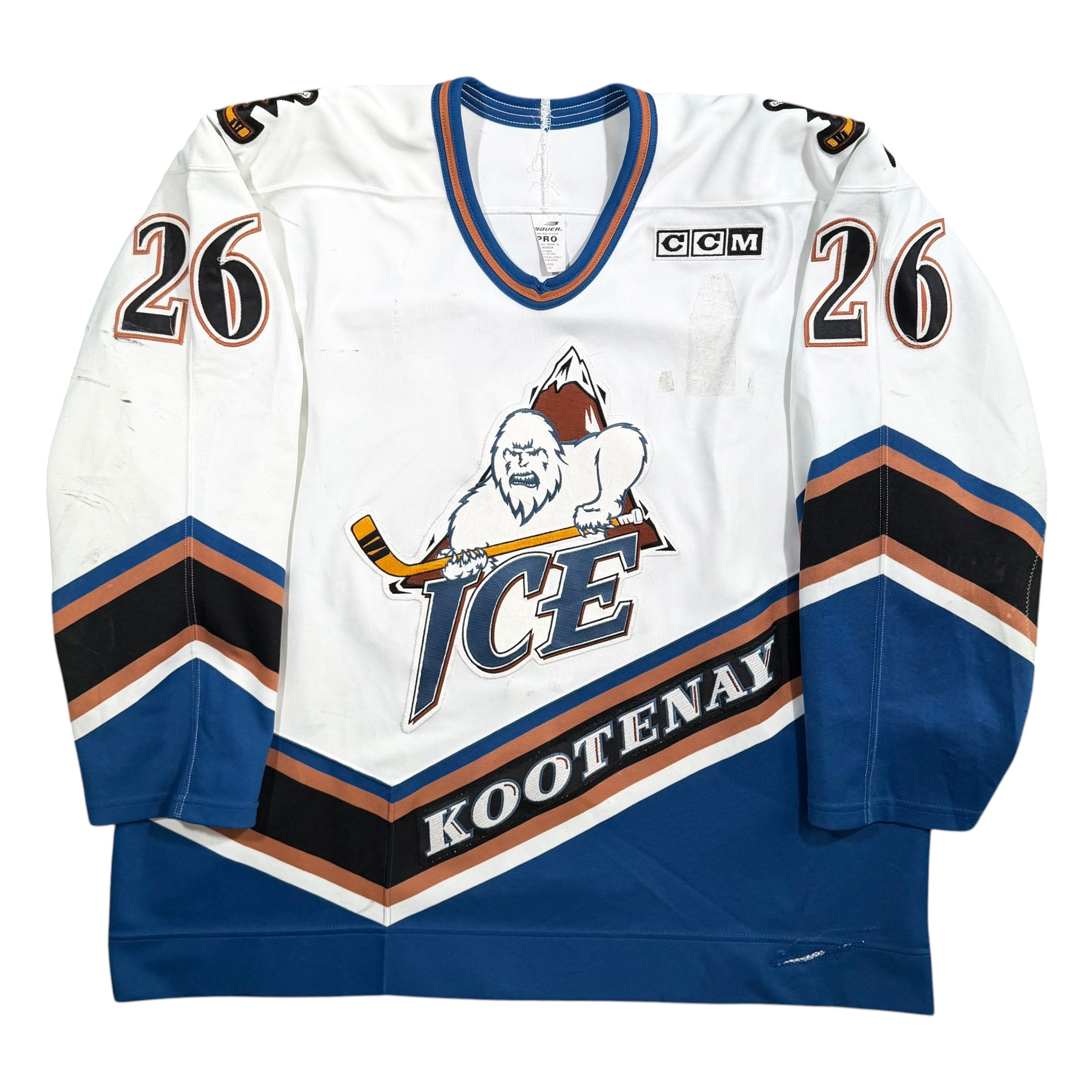 Ben Maxwell Kootenay Ice 2003/04 Game Worn CCM WHL Jersey