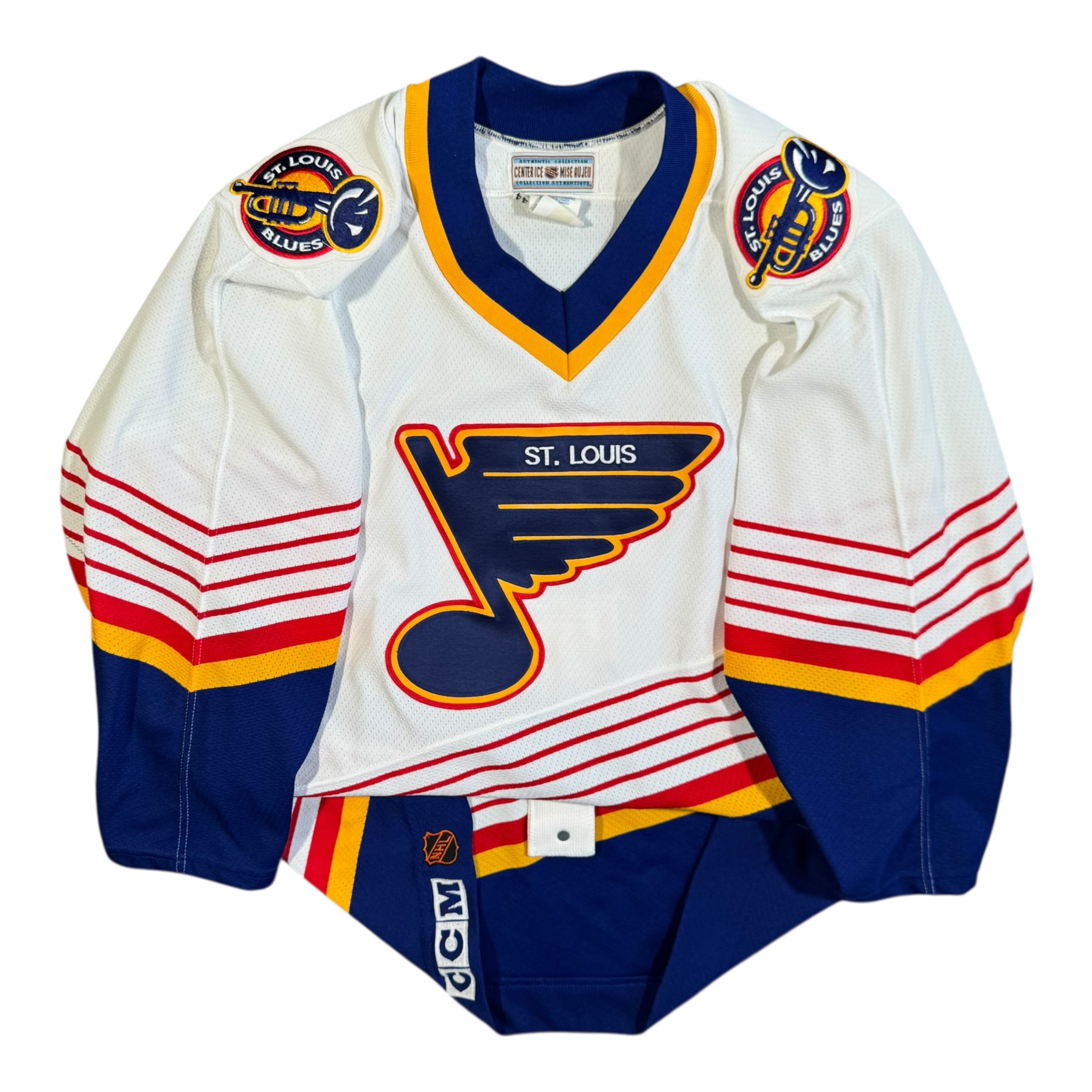 St. Louis Blues Vintage CCM Authentic MIC NHL Jersey Size 44