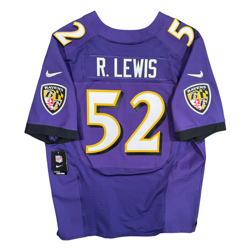 Ray Lewis Baltimore Ravens Nike Elite Authentic NFL Jersey - 48/XL