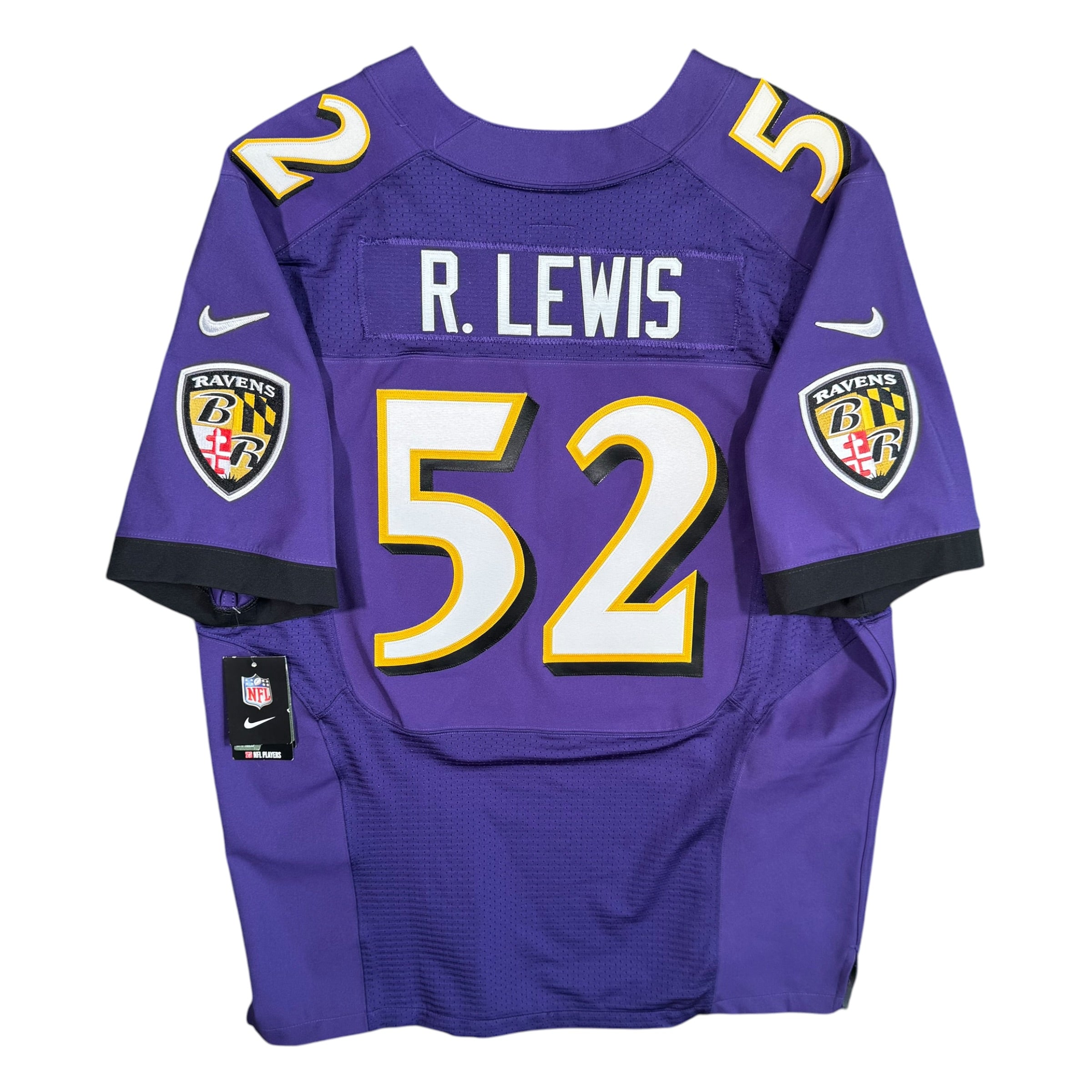 Ray Lewis Baltimore Ravens Nike Elite Authentic NFL Jersey - 48/XL