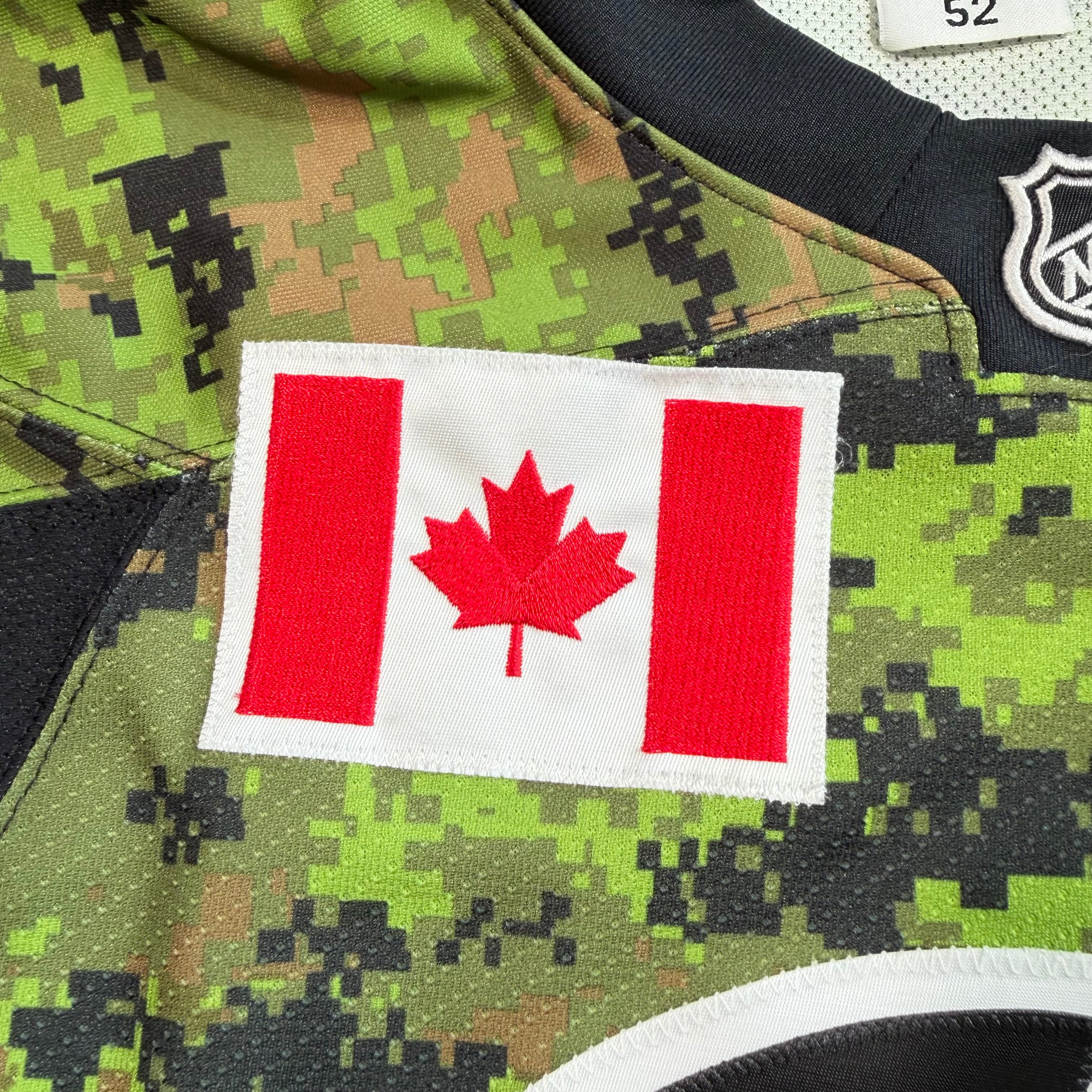 Jacob Trouba Winnipeg Jets Canadian Forces Night 2014 Reebok MIC Jersey - 52/Large