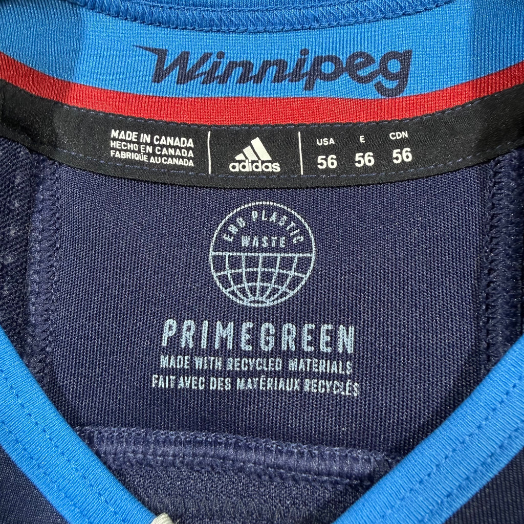 Mike Liwiski Winnipeg Jets 2023/24 Team Issued Adidas MIC NHL Jersey - 56/XXL