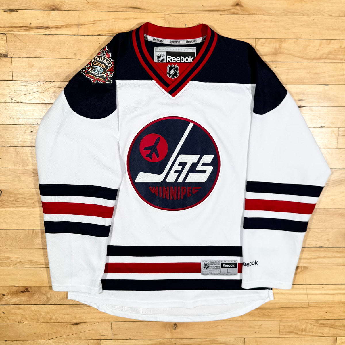 Winnipeg Jets 2016 Heritage Classic Reebok NHL Hockey Jersey Size Large