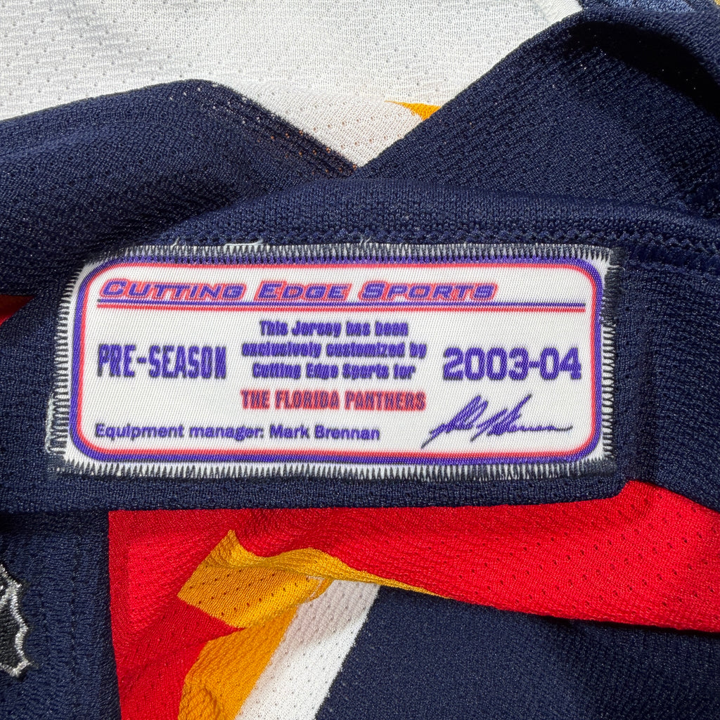 Simon Lajeunesse Florida Panthers 2003/04 Game Issued CCM NHL Jersey