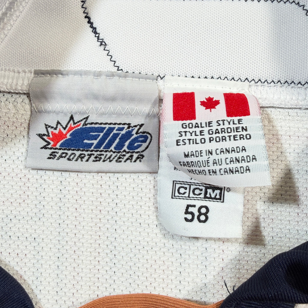 Glenn Fisher Edmonton Oilers 2008/09 Pre Season Game Worn Reebok NHL Jersey