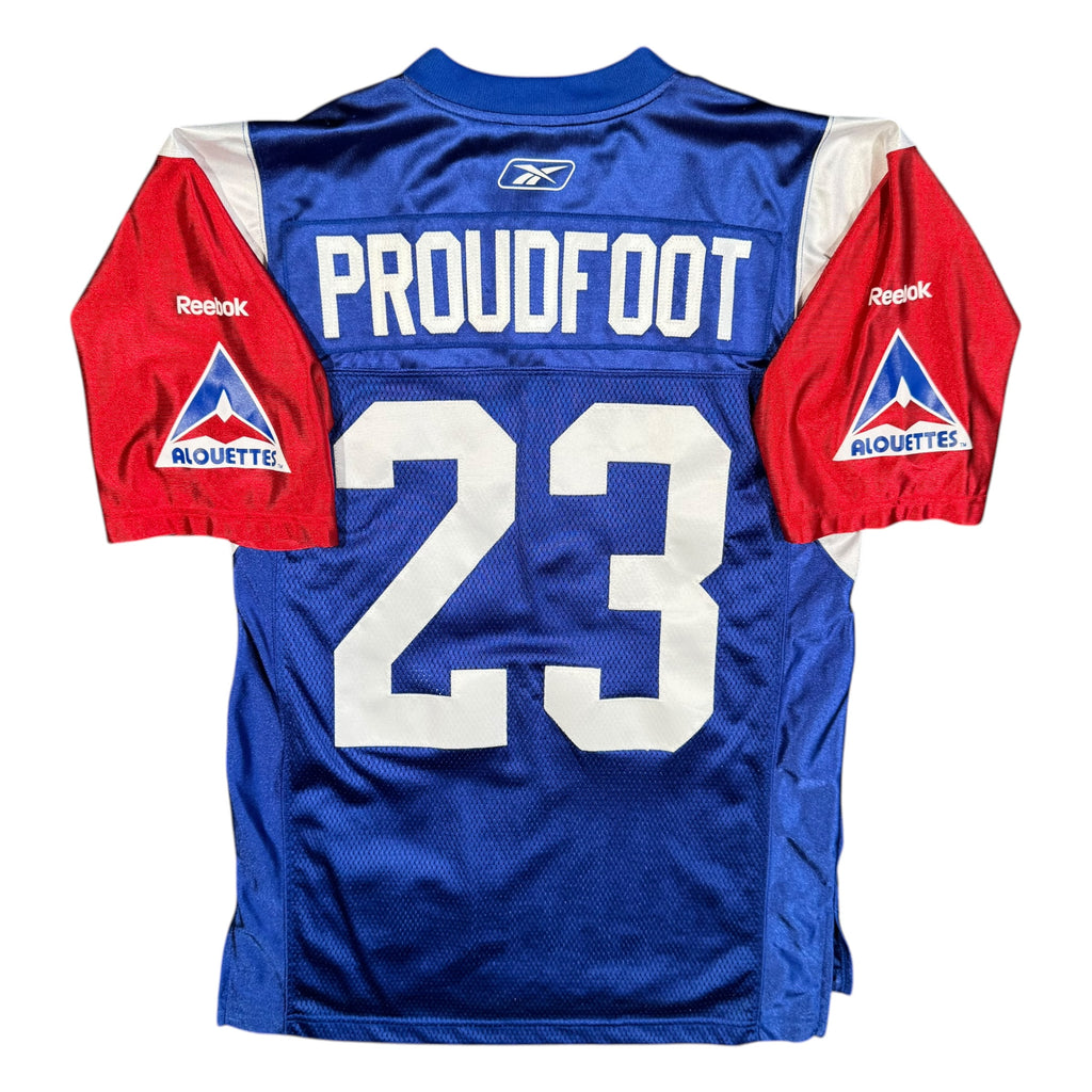 Tony Proudfoot Montreal Alouettes Vintage 70’s CFL Reebok Jersey - Medium