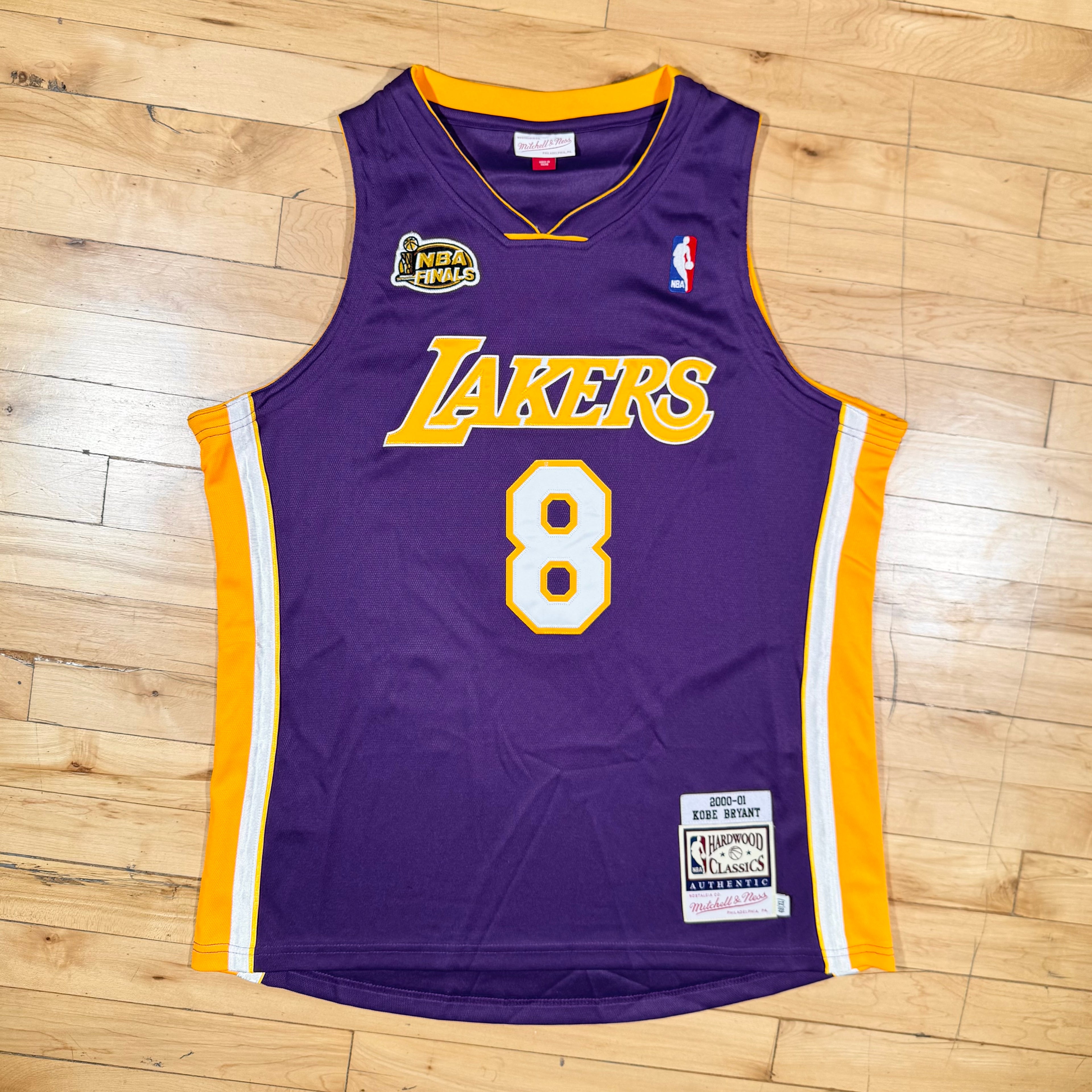 Kobe Bryant Los Angeles Lakers NBA Finals Authentic Mitchell & Ness Jersey Sz 48