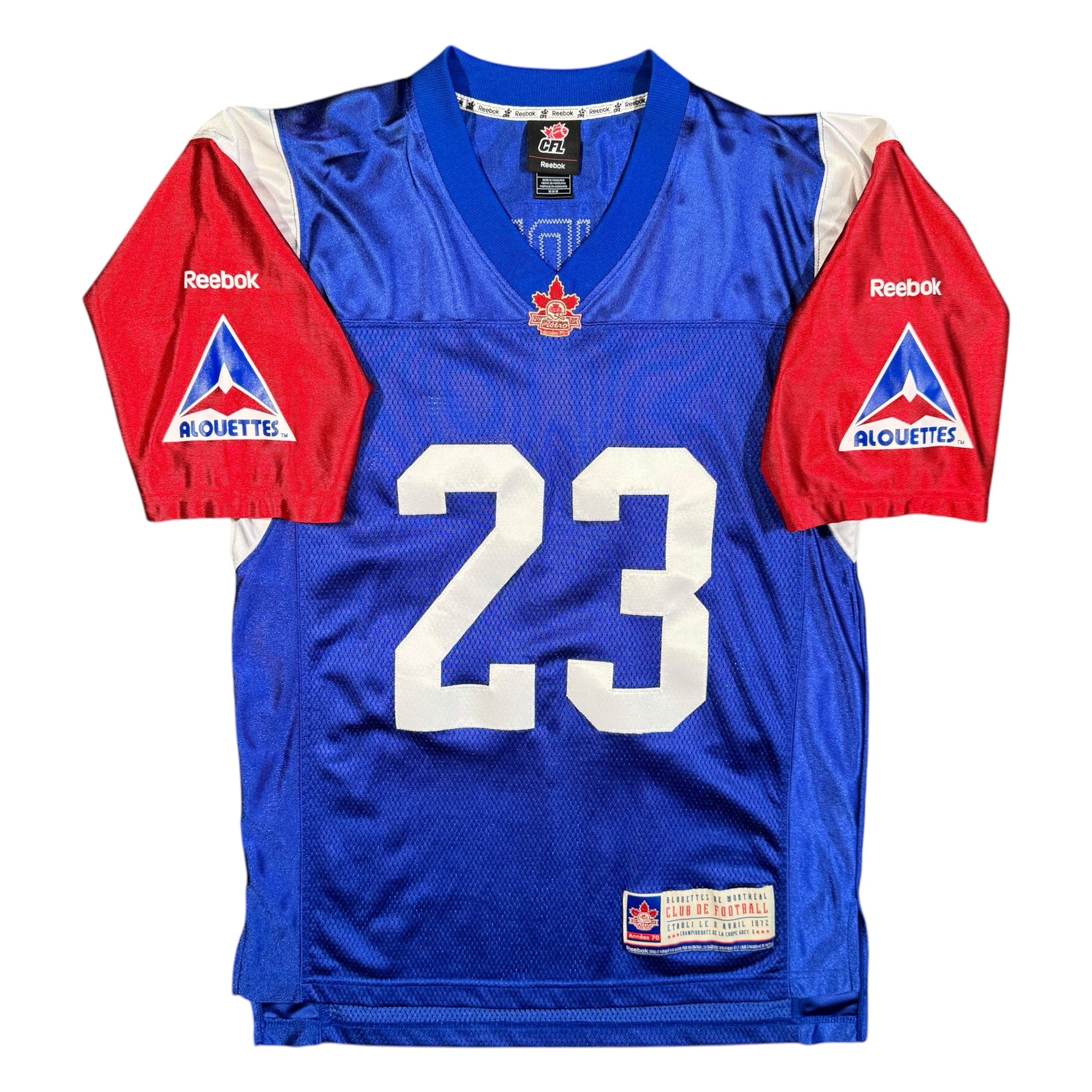 Tony Proudfoot Montreal Alouettes Vintage 70’s CFL Reebok Jersey Size Medium